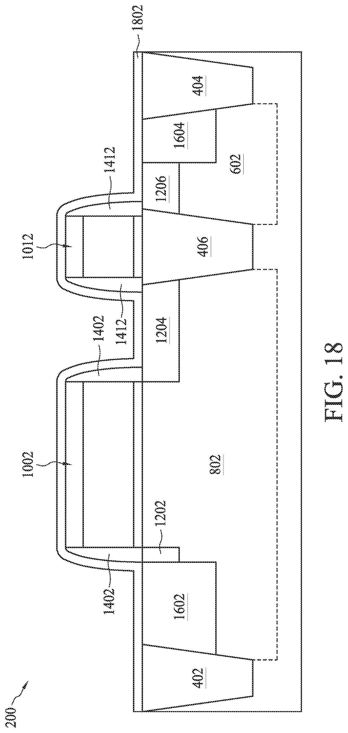 Patent US12107148 Figure 18 – Semiconductor devices and methods of manufacturing thereof