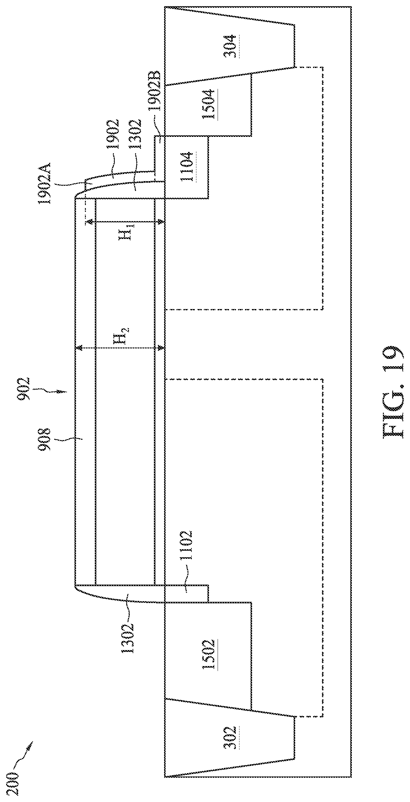 Patent US12107148 Figure 19 – Semiconductor devices and methods of manufacturing thereof