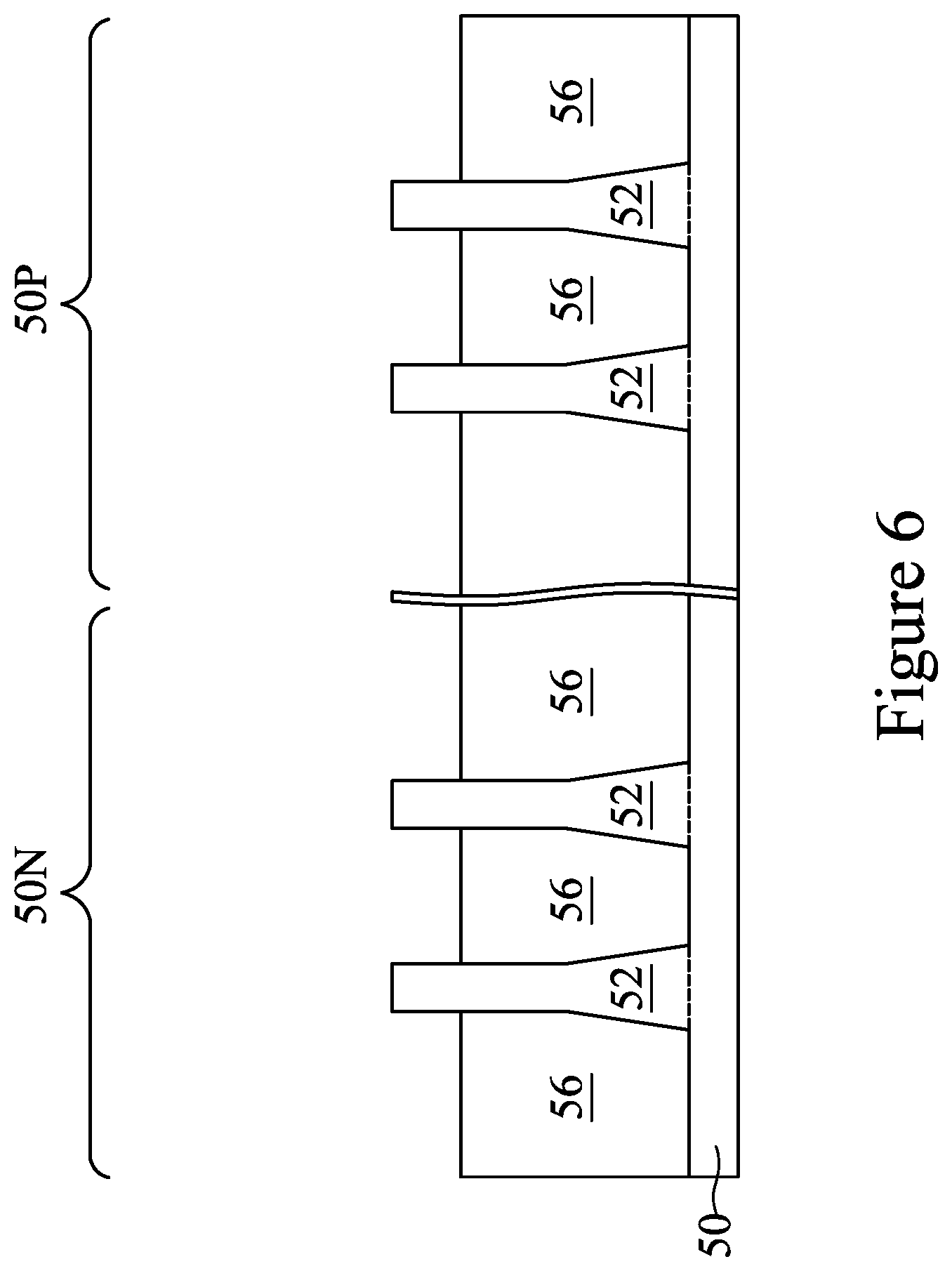 Patent US12107149 Figure 6 – Air spacer and method of forming same