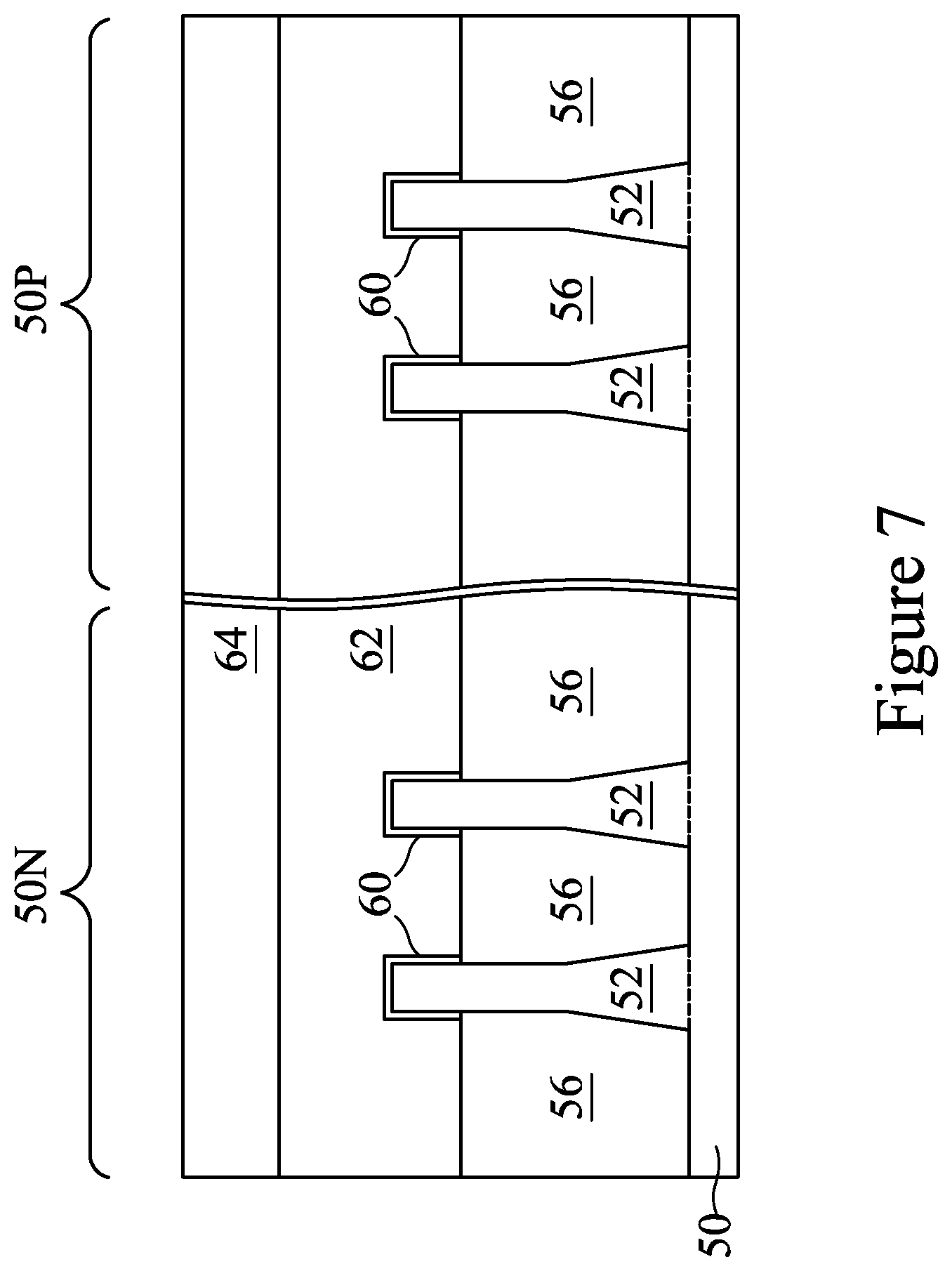 Patent US12107149 Figure 7 – Air spacer and method of forming same