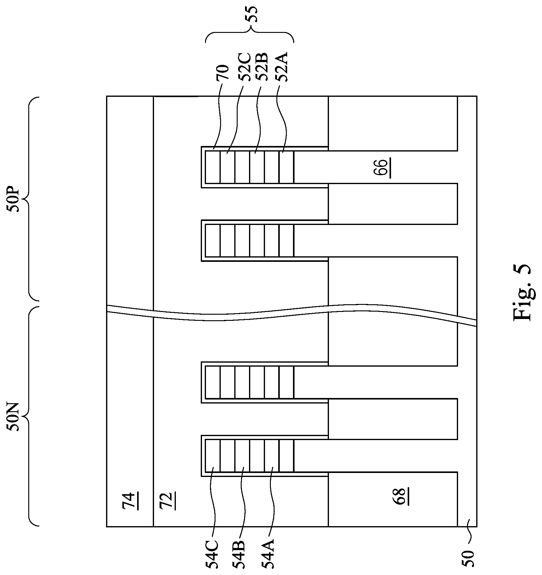 Patent US12107150 Figure 5 – Electroless plating method for metal gate fill