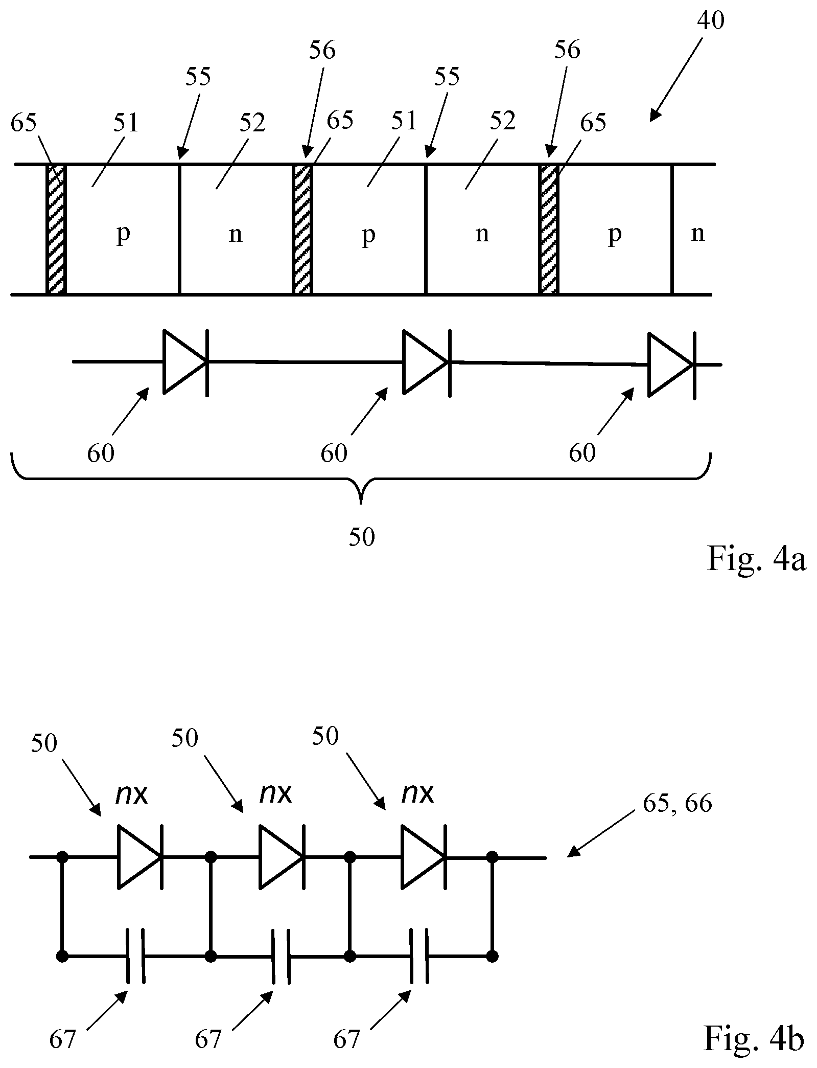 Patent US12107152 Figure 4 – Semiconductor die with a power device and method of manufacturing the same