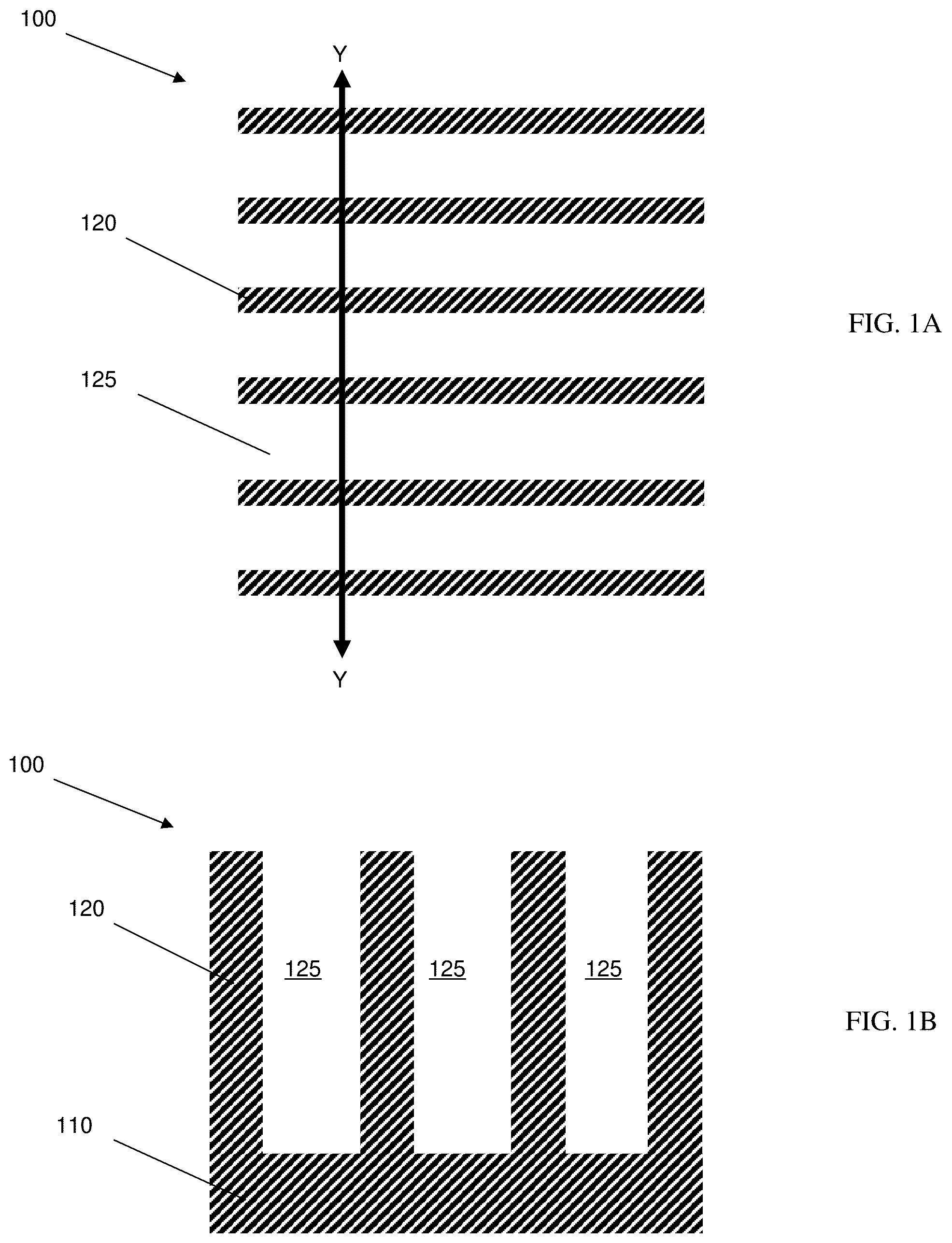 Patent US12107154 Figure 1 – Single fin structures