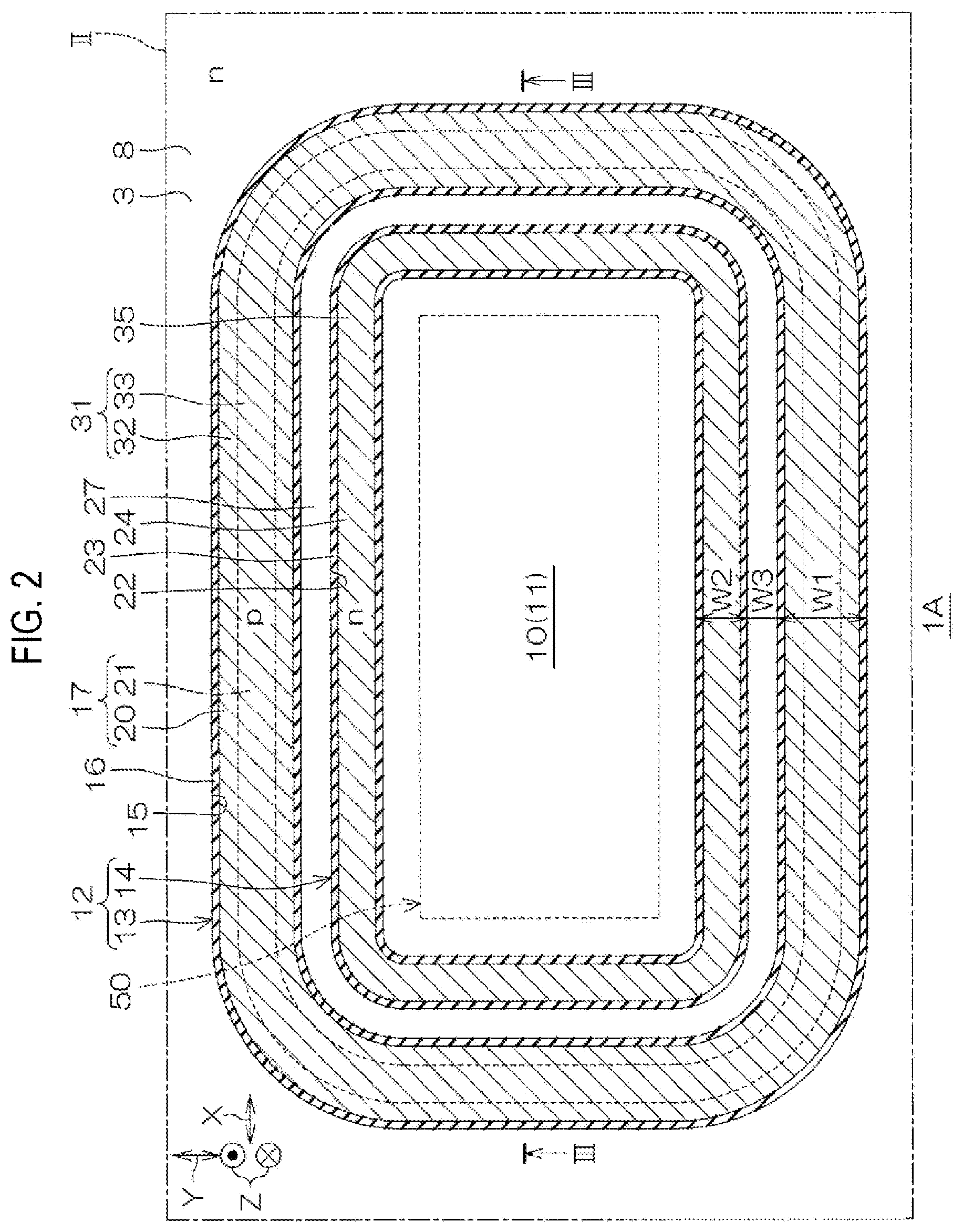Patent US12107161 Figure 2 – Semiconductor device