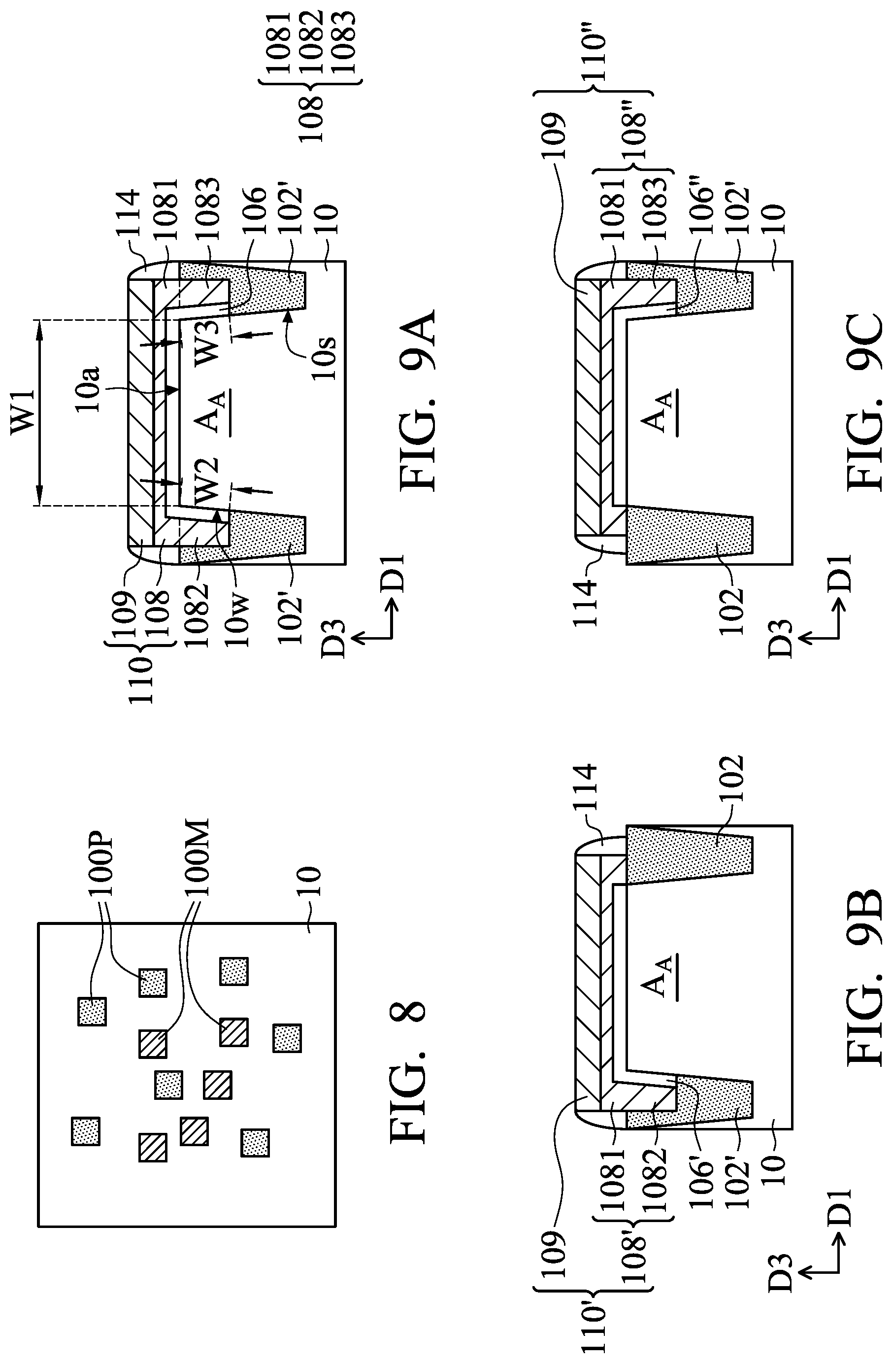 Patent US12107162 Figure 8 – Multi-gate semiconductor structure and method of manufacturing the same