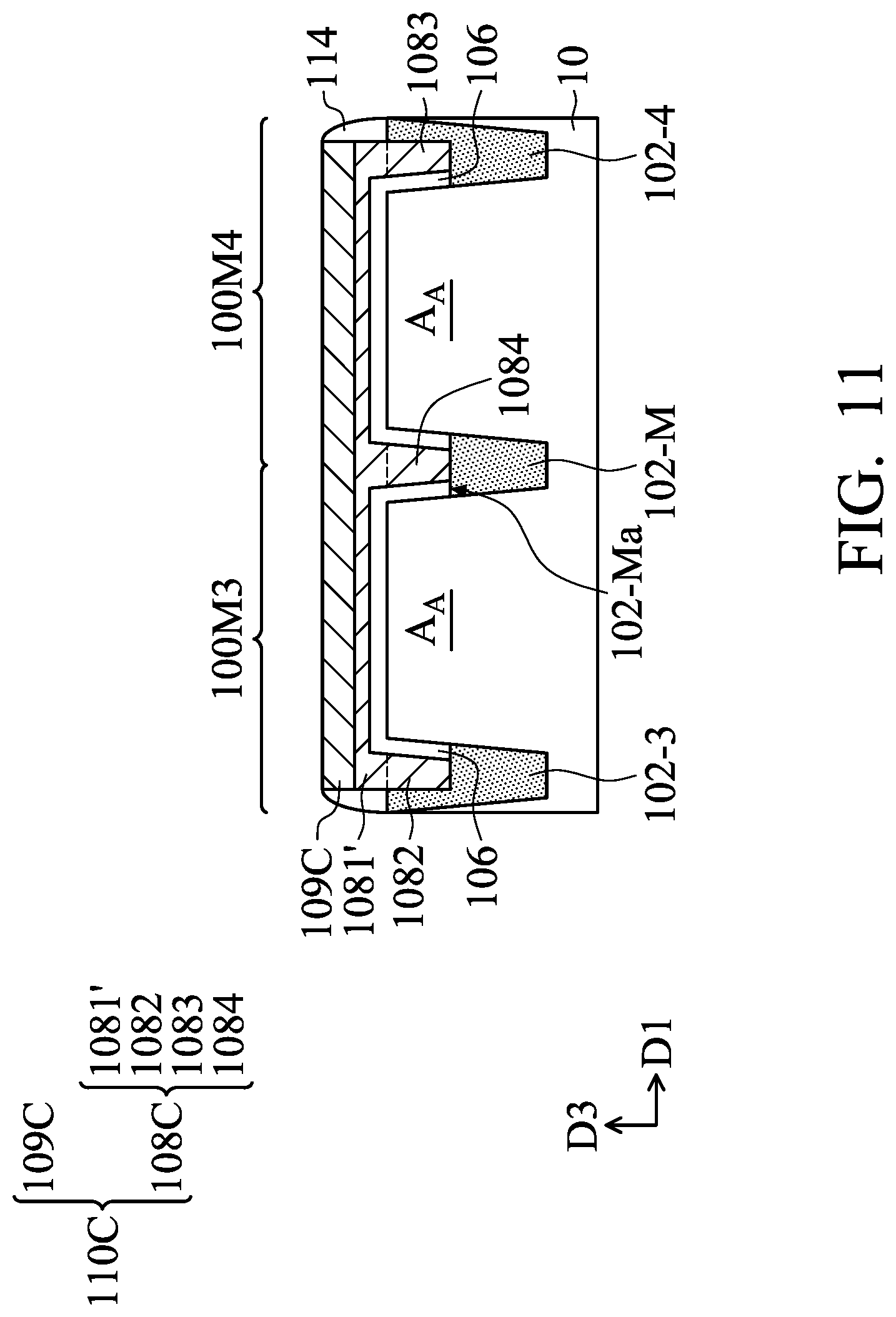 Patent US12107162 Figure 10 – Multi-gate semiconductor structure and method of manufacturing the same