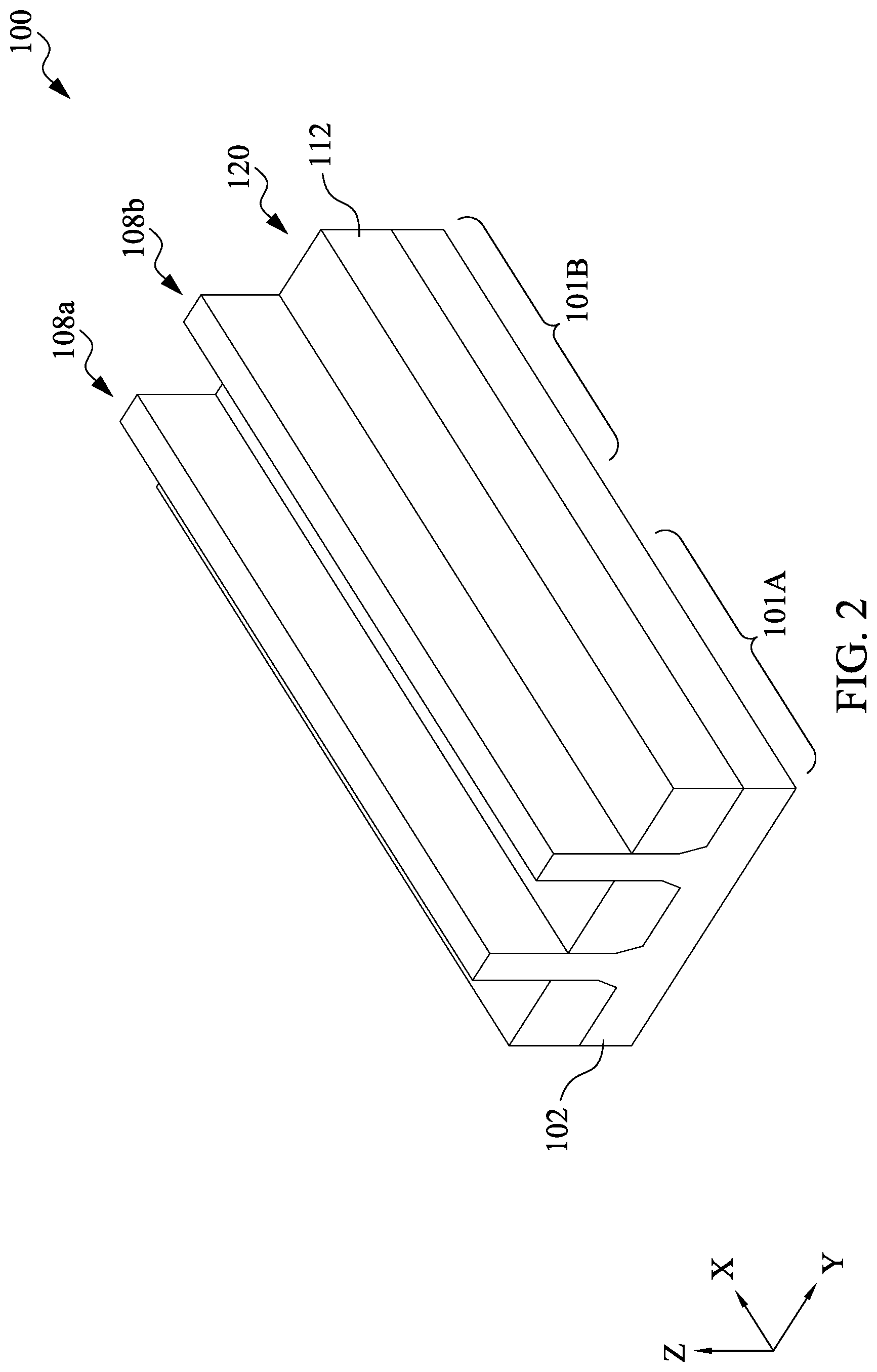 Patent US12107163 Figure 2 – Semiconductor device structure having dislocation stress memorization and methods of forming the same