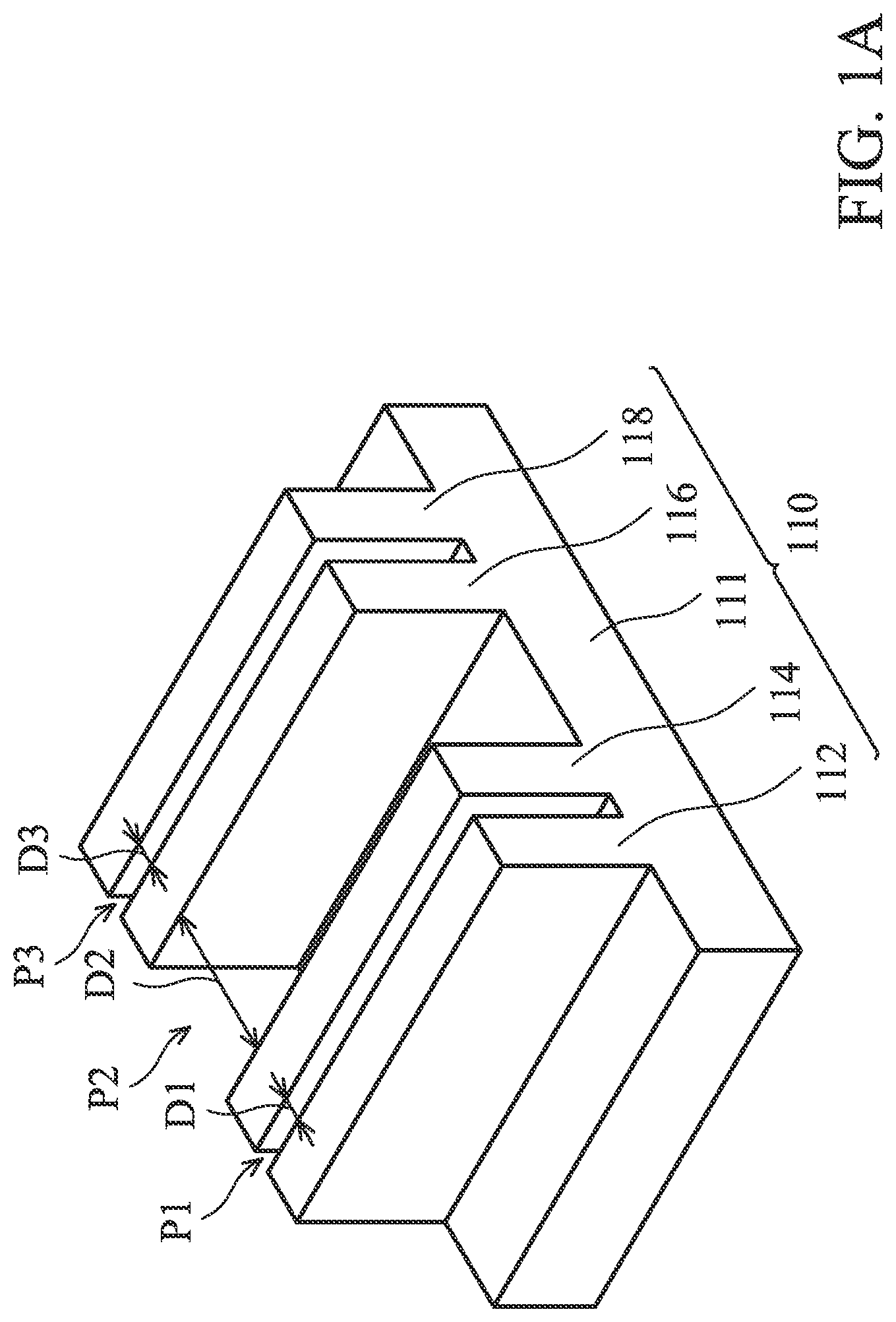Patent US12107165 Figure 1 – Semiconductor device structure with cap layer