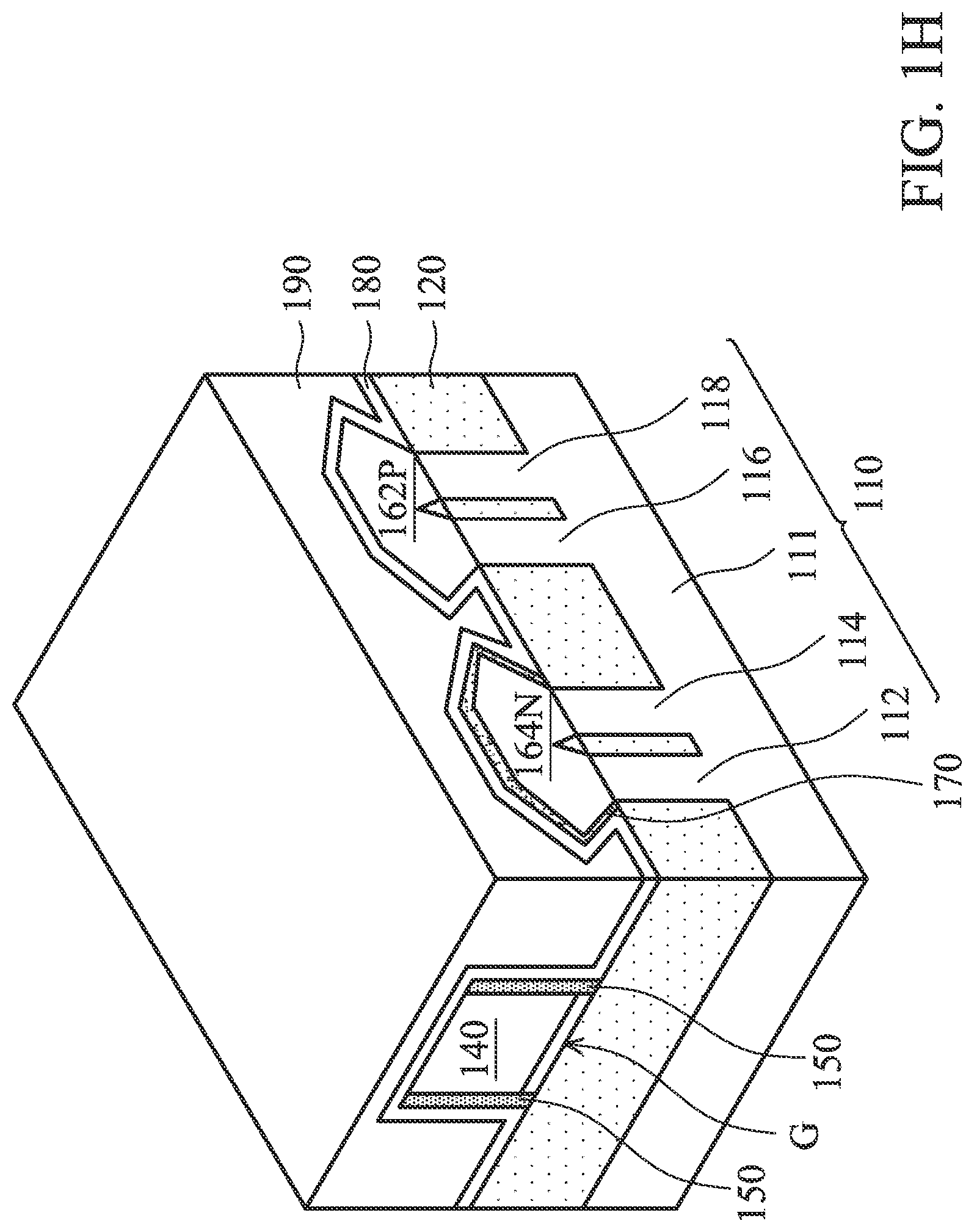 Patent US12107165 Figure 8 – Semiconductor device structure with cap layer