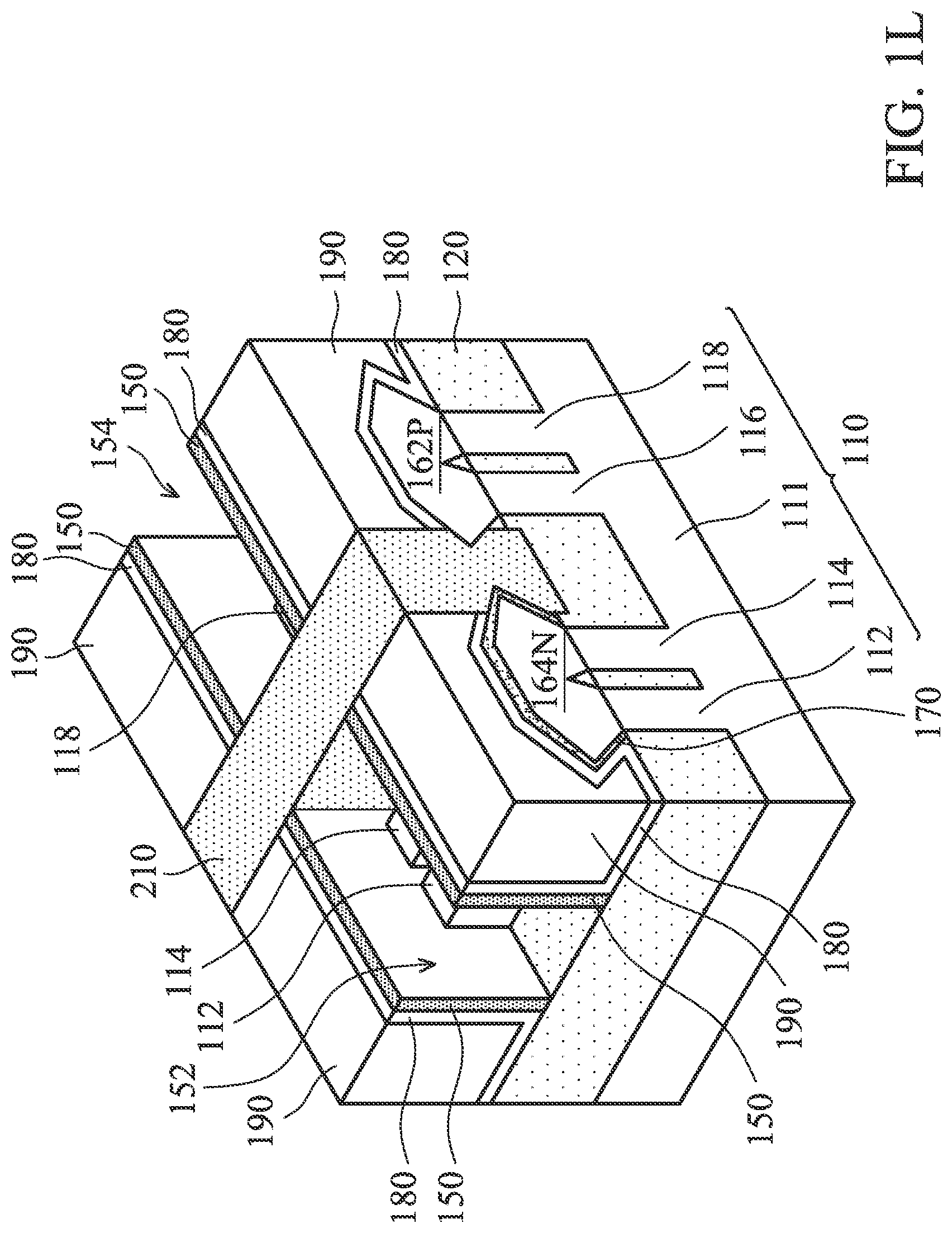 Patent US12107165 Figure 13 – Semiconductor device structure with cap layer