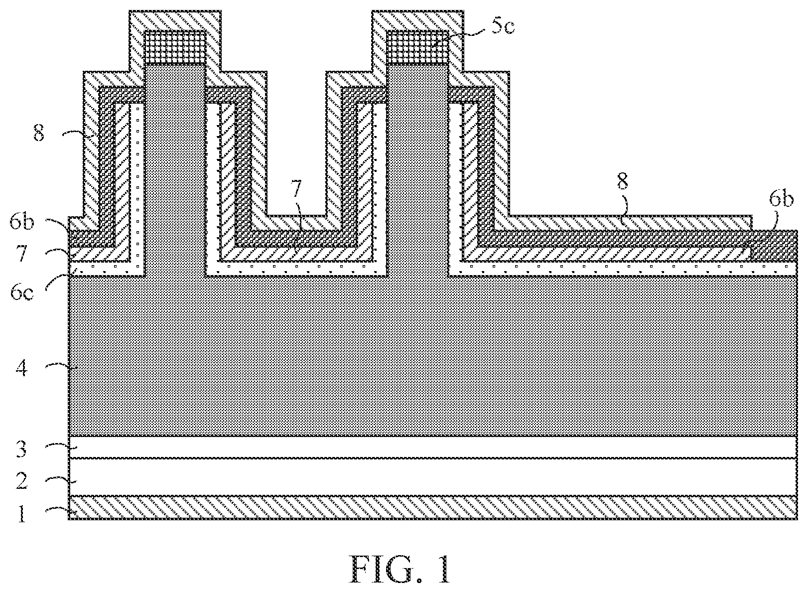 Patent US12107167 Figure 1 – High-threshold power semiconductor device and manufacturing method thereof