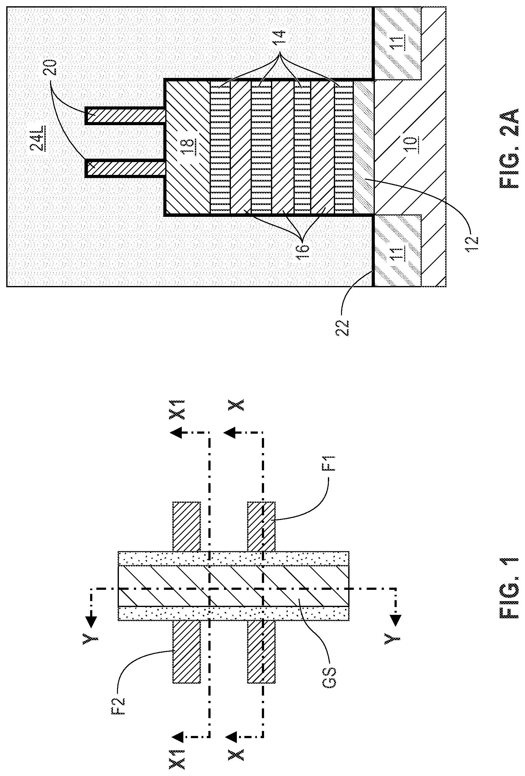 Patent US12107168 Figure 1 – Independent gate length tunability for stacked transistors