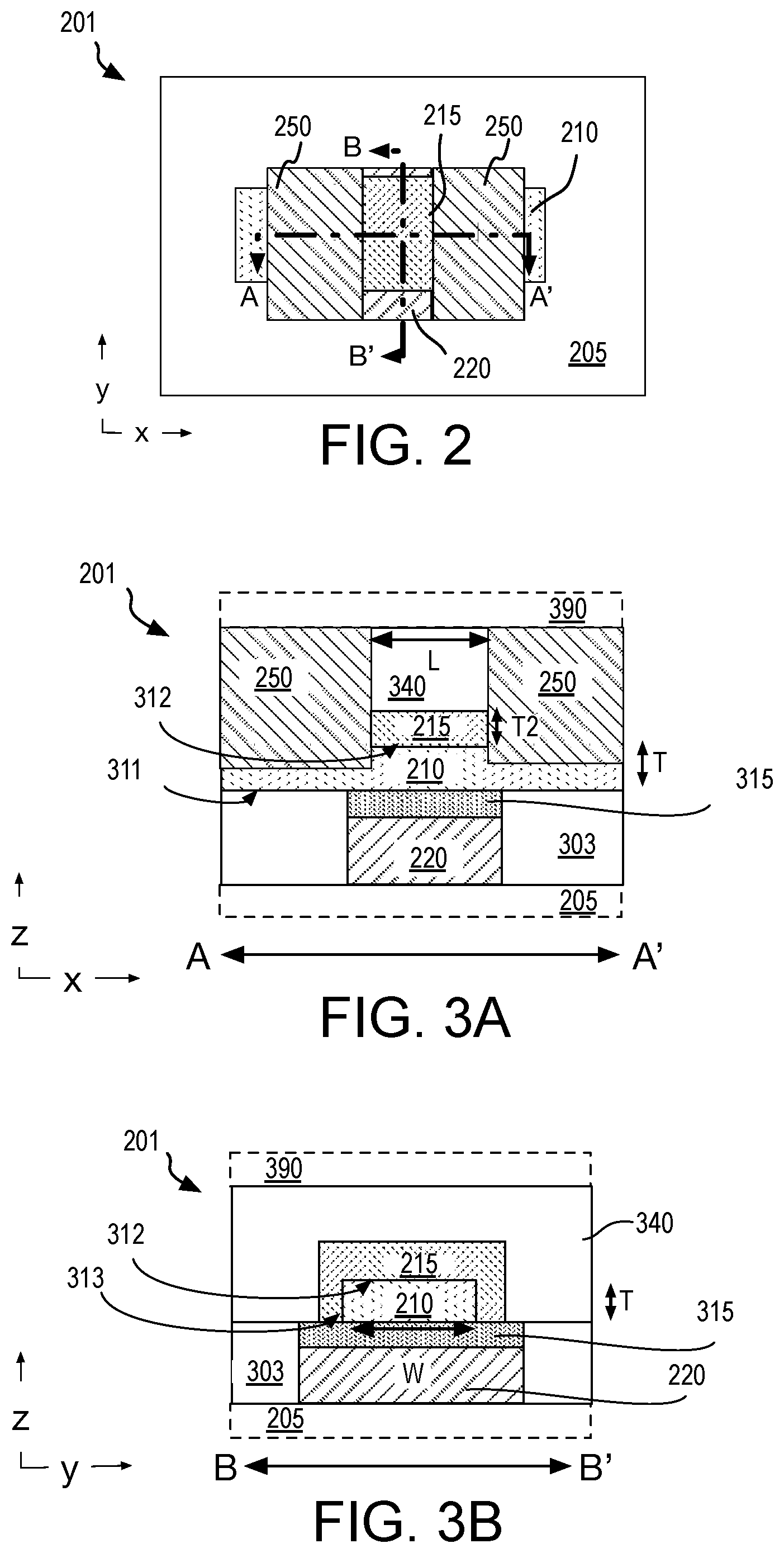 Patent US12107170 Figure 2 – Transistor channel passivation with 2D crystalline material