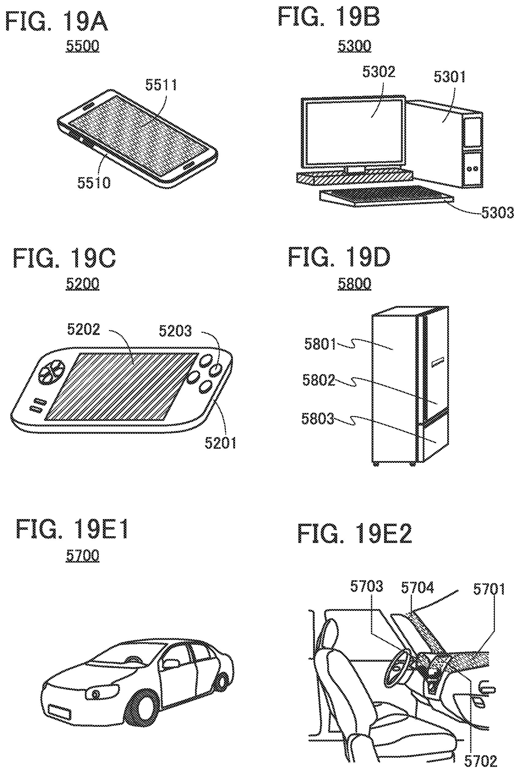 Patent US12107171 Figure 19 – Memory device, semiconductor device, and electronic device