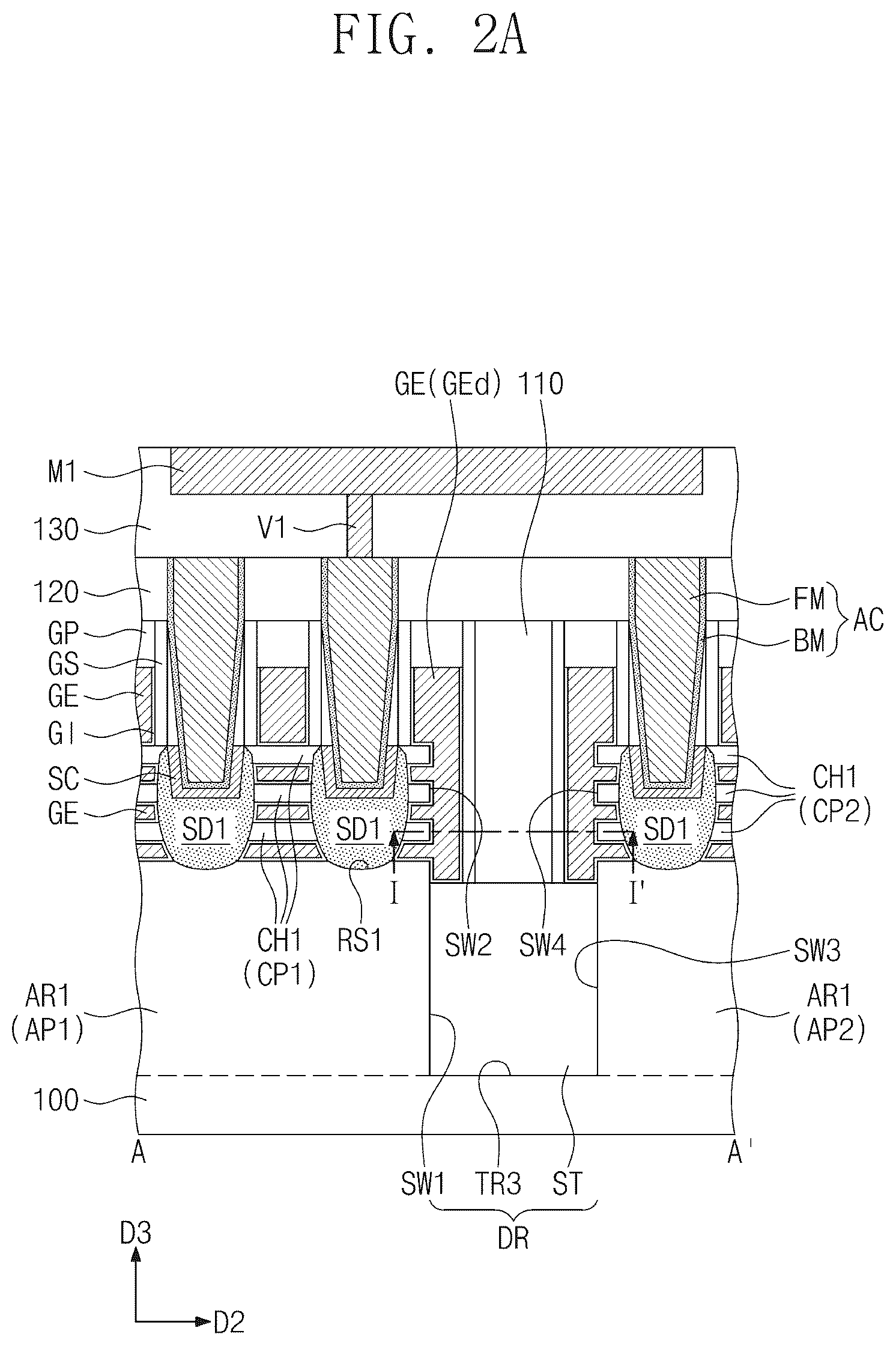 Patent US12107172 Figure 2 – Semiconductor device