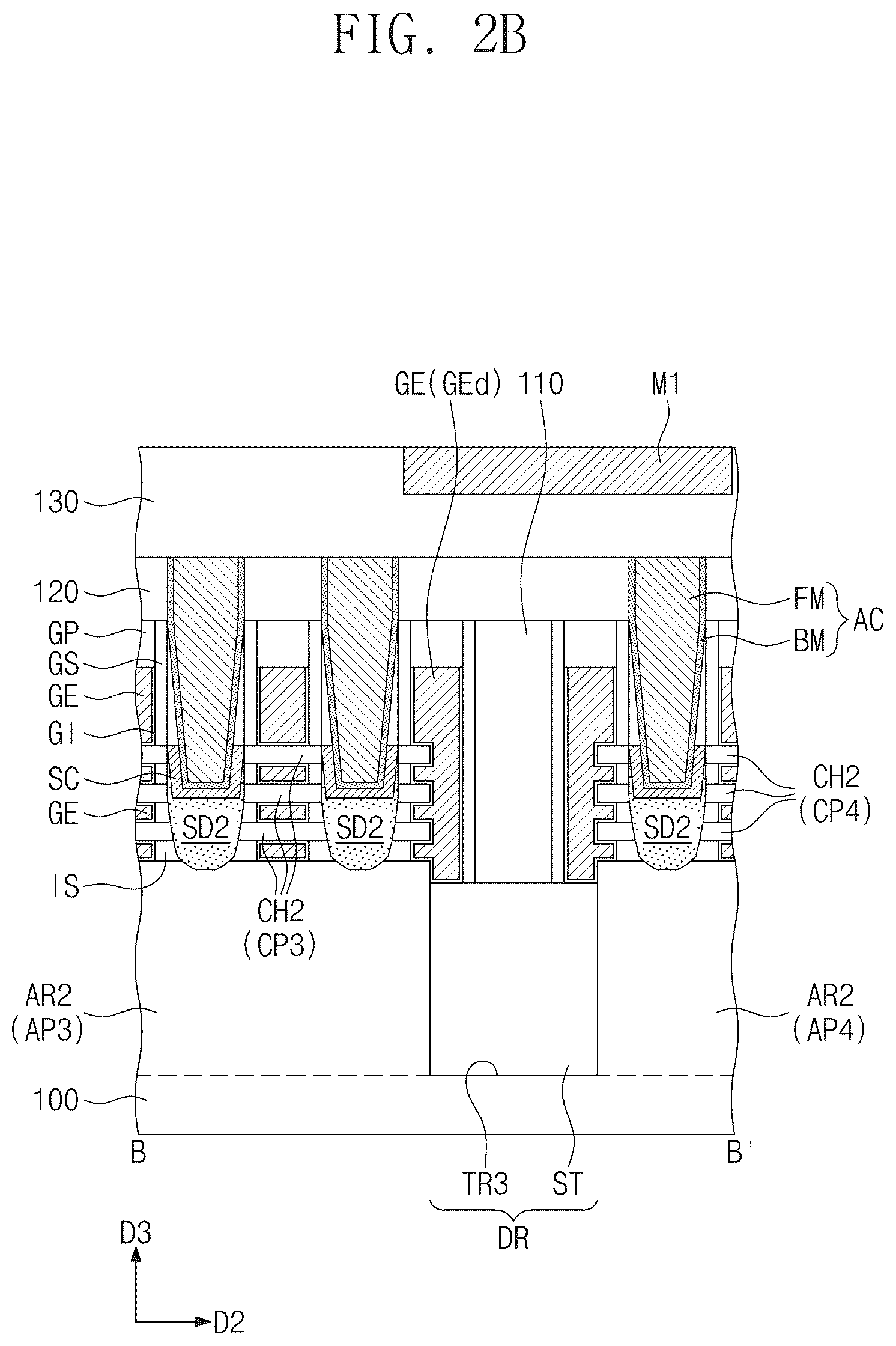 Patent US12107172 Figure 3 – Semiconductor device