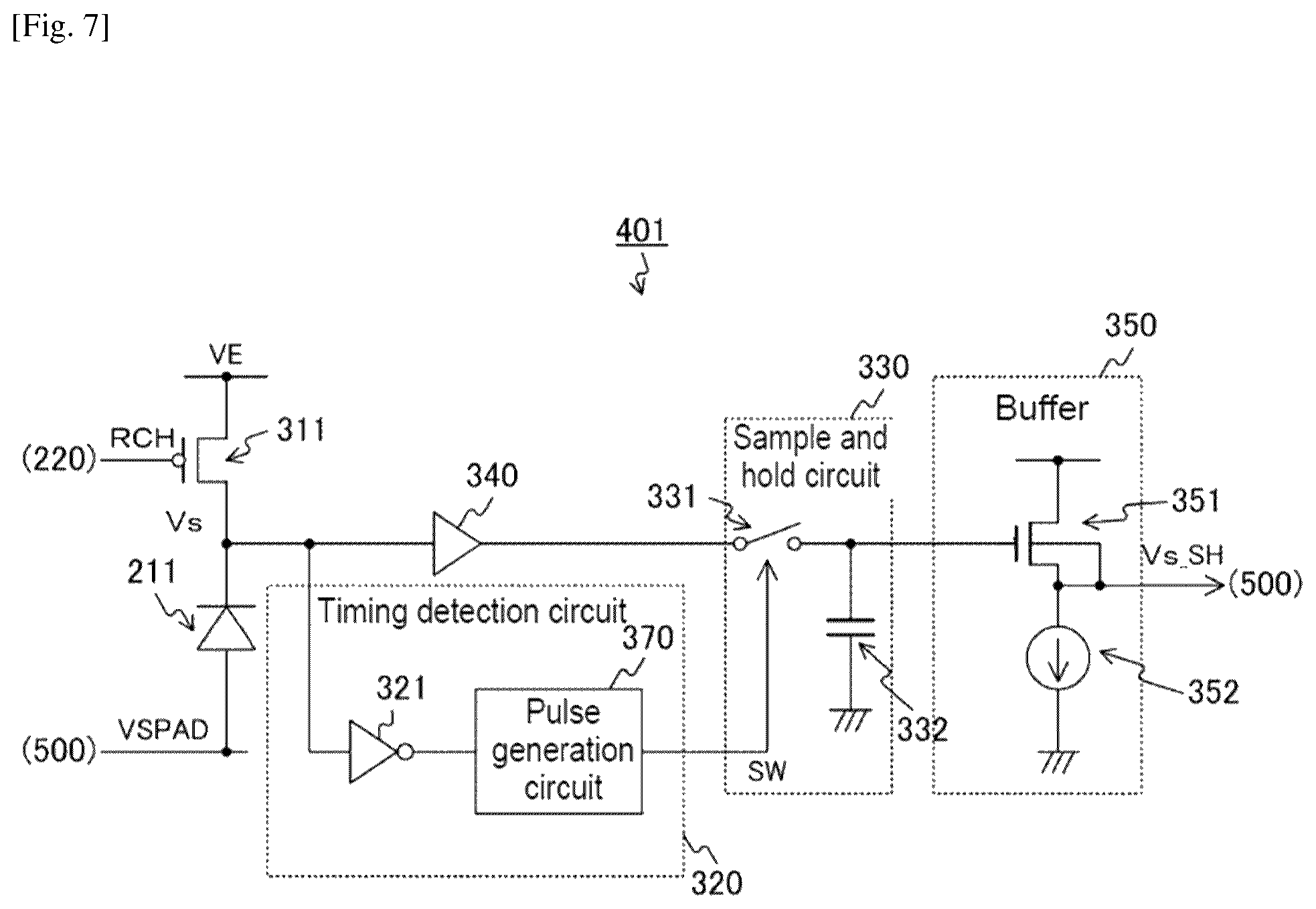 Patent US12107174 Figure 7 – Light detecting device and system