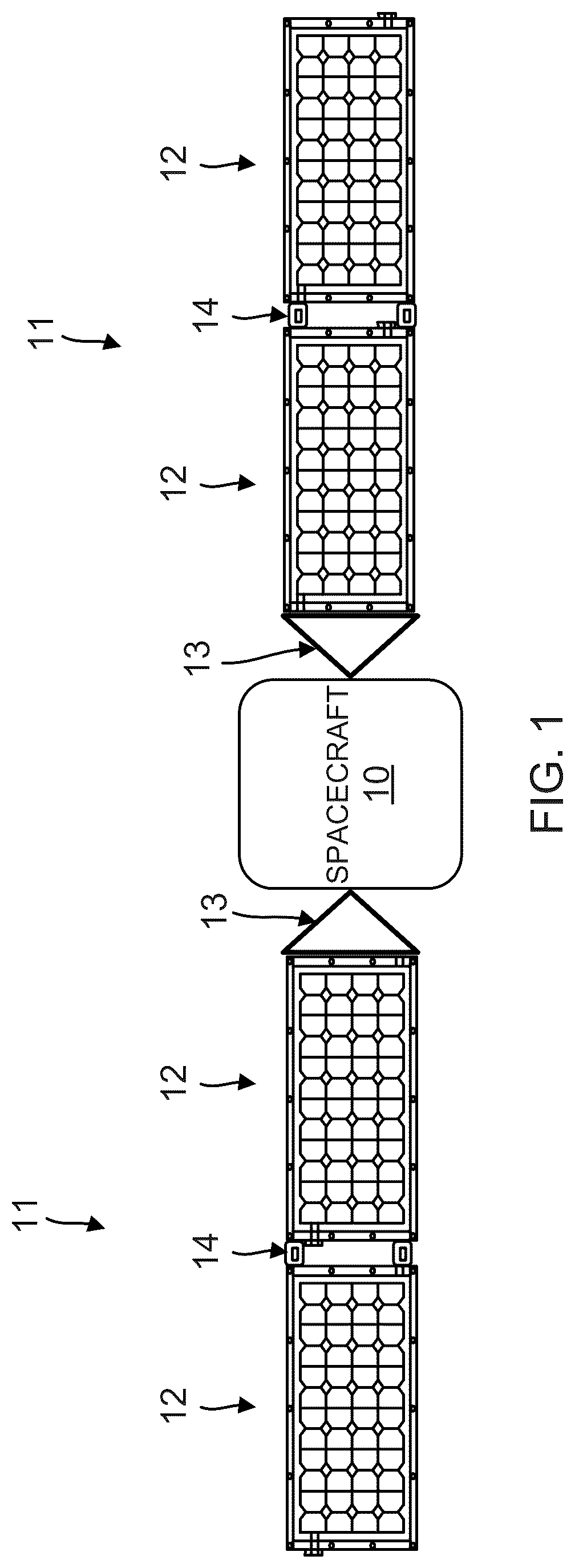 Patent US12107177 Figure 1 – Lightweight flexible solar array