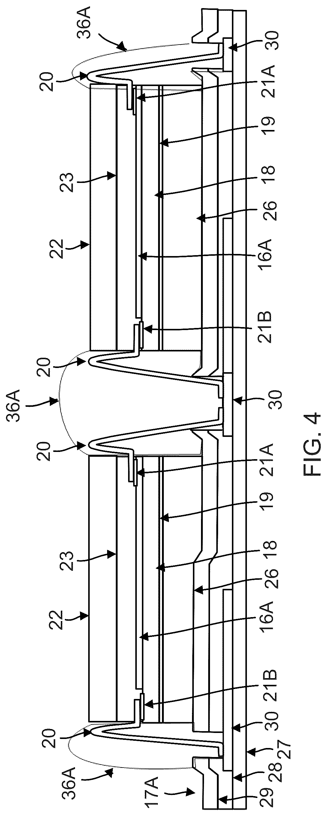 Patent US12107177 Figure 4 – Lightweight flexible solar array