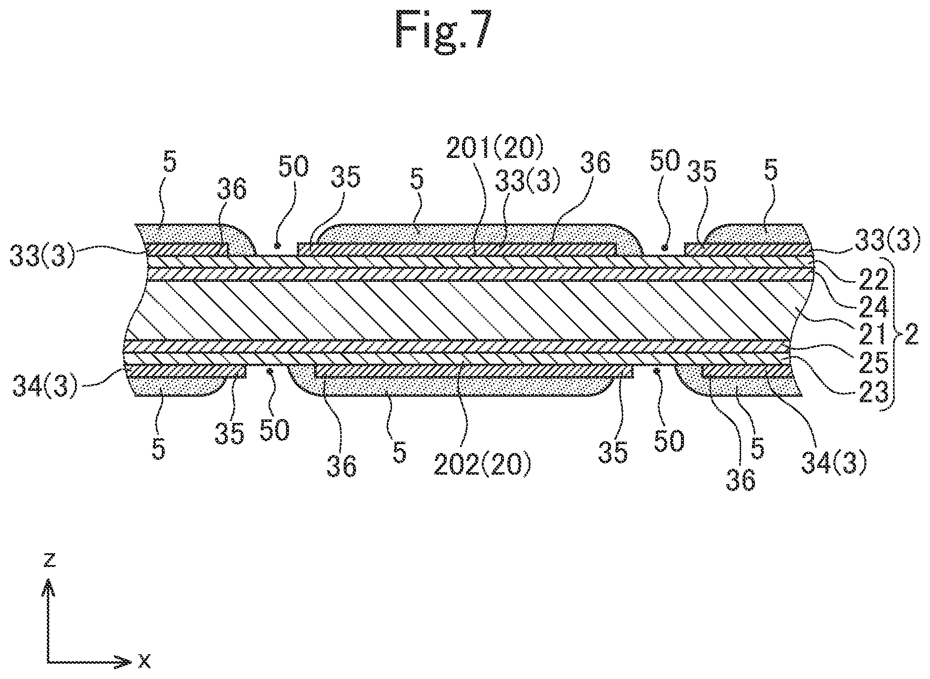 Patent US12107180 Figure 7 – Cell assembly, method for producing cell assembly, solar cell, and method for producing solar cell