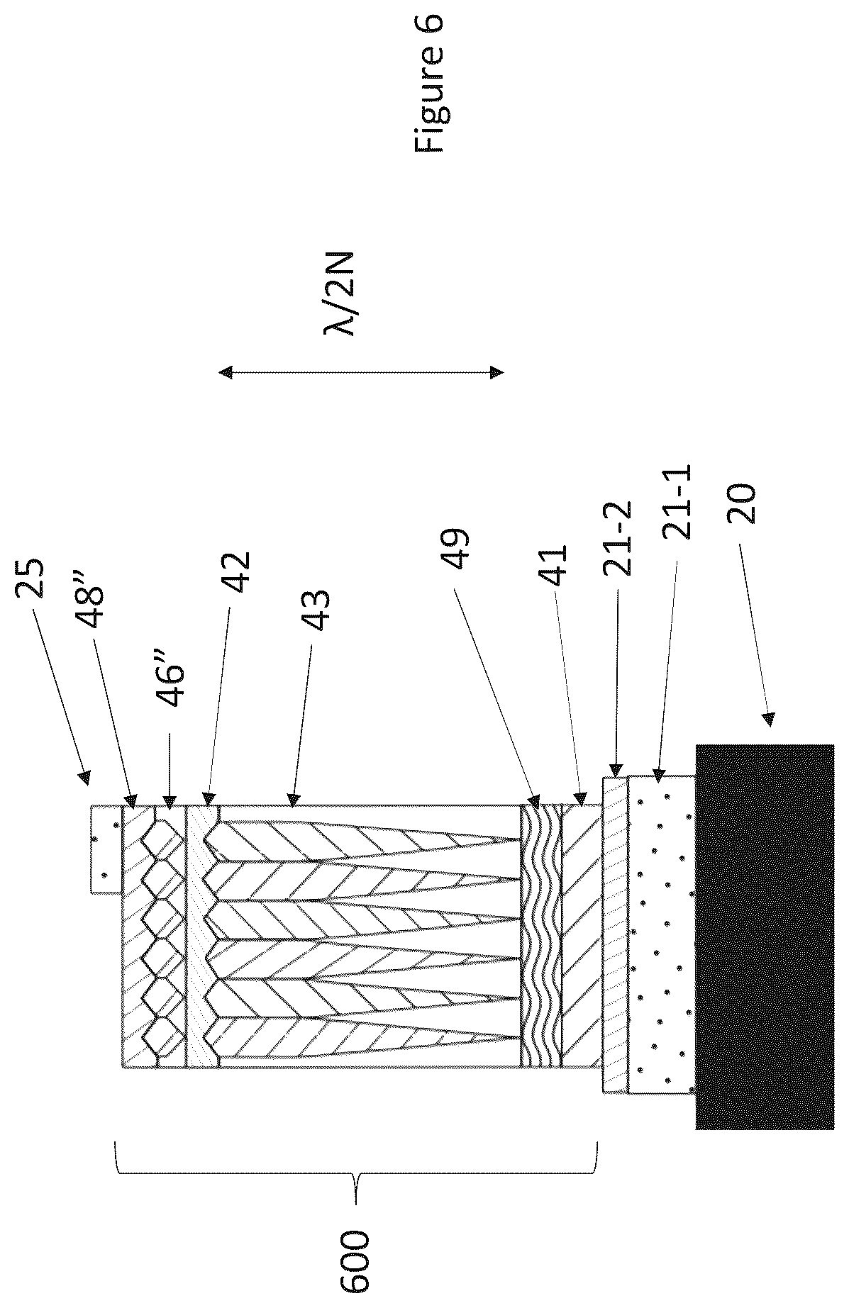 Patent US12107183 Figure 6 – Short-wave infra-red radiation detection device