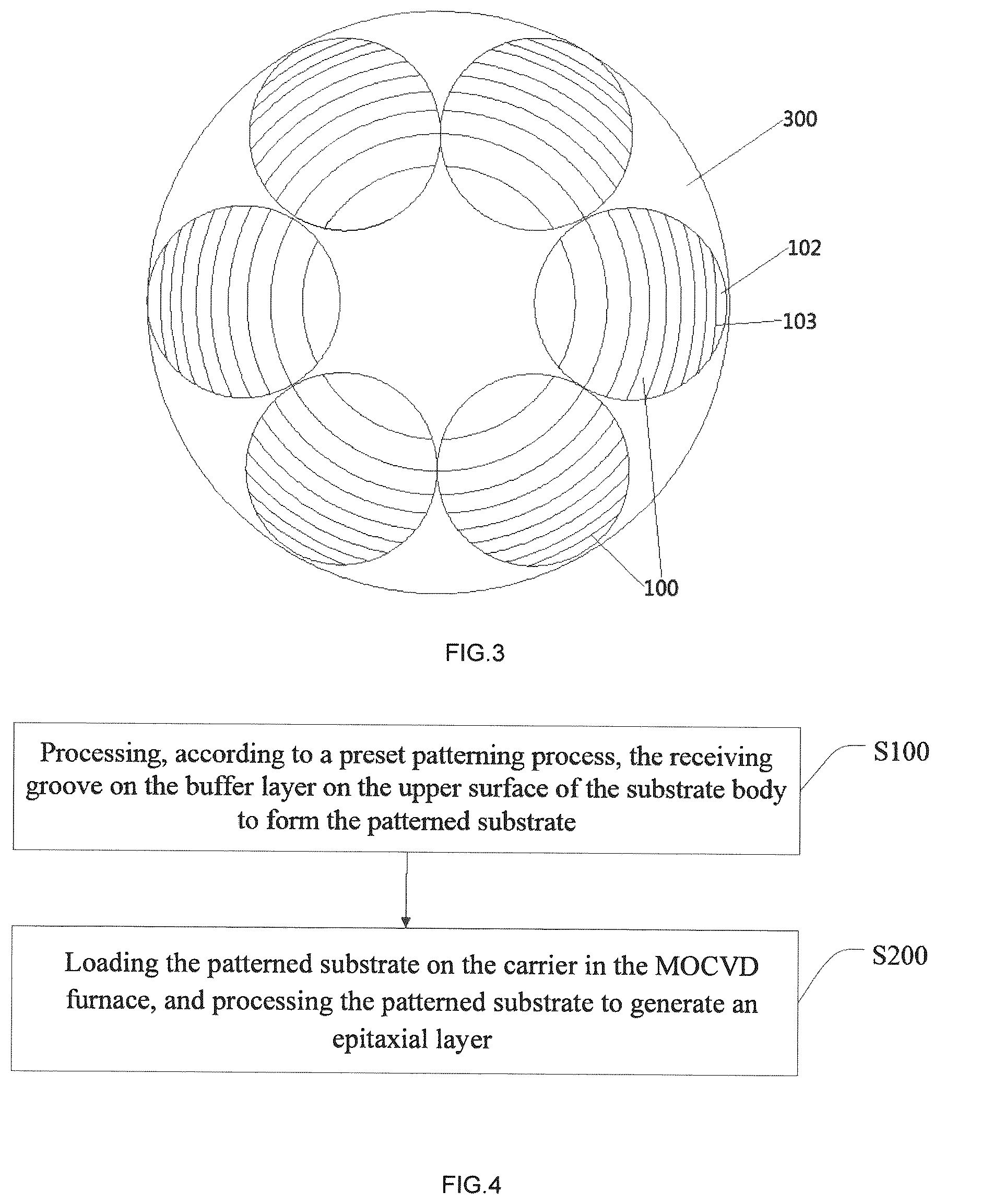 Patent US12107184 Figure 2 – Patterned substrate, epitaxial wafer, manufacturing method, storage medium and LED chip