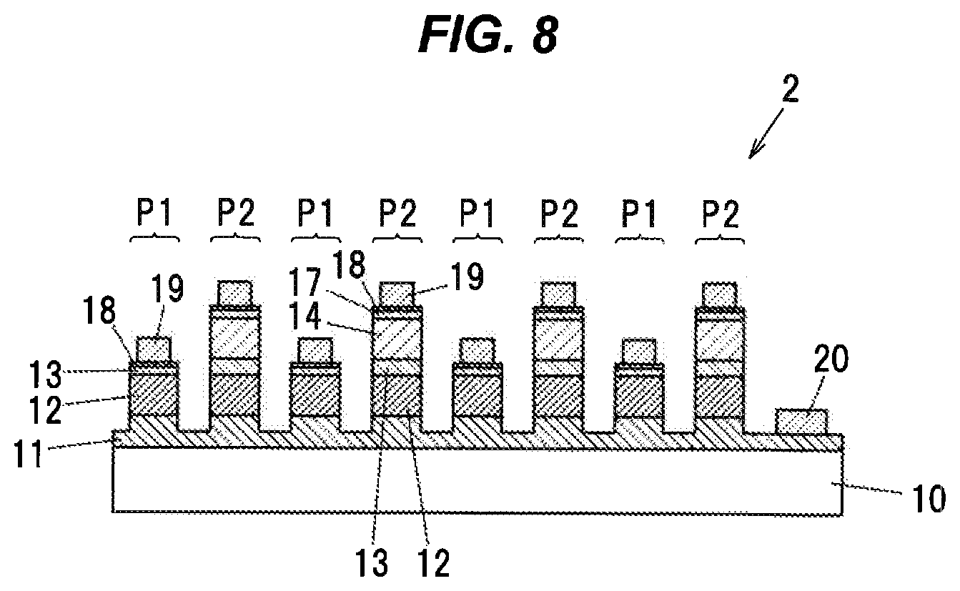 Patent US12107185 Figure 8 – Light-emitting element and method for manufacturing same