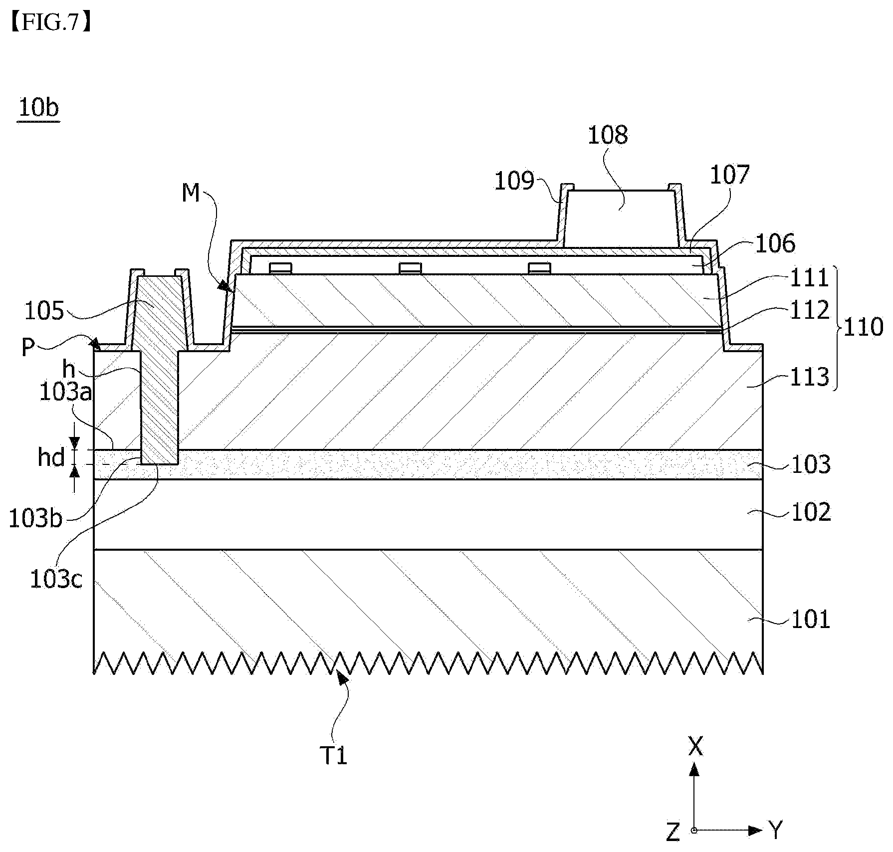 Patent US12107188 Figure 8 – Semiconductor device