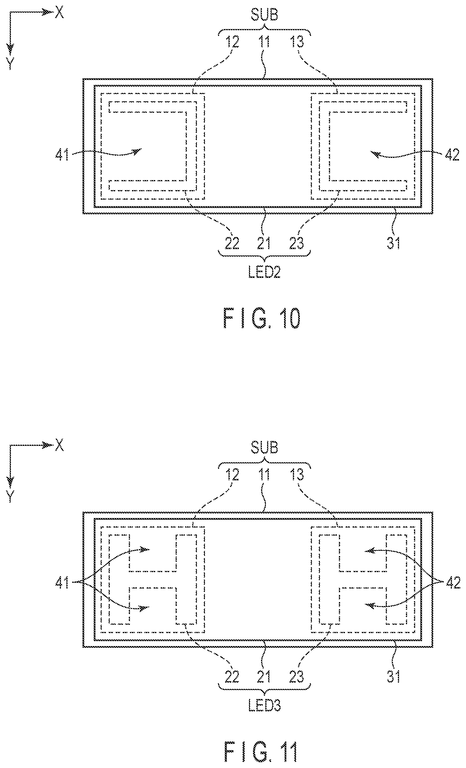 Patent US12107189 Figure 10 – Light-emitting element and electronic device