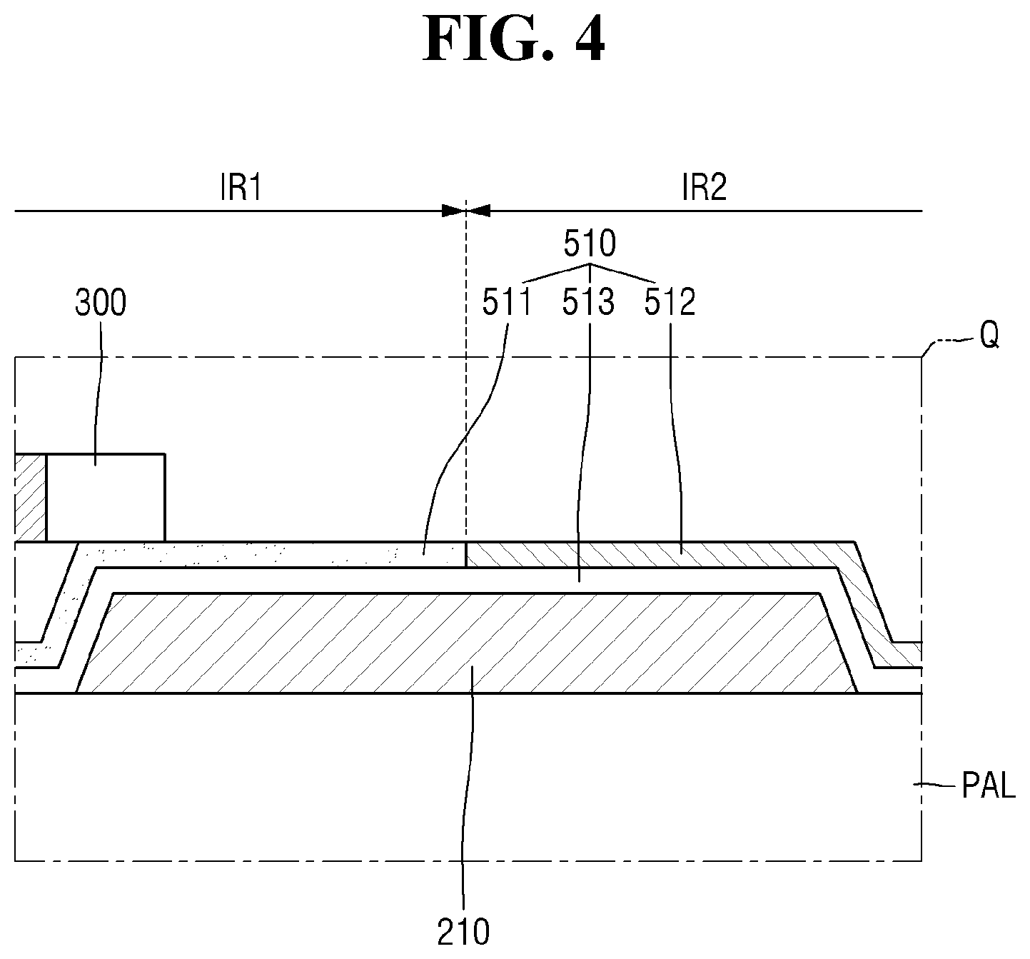 Patent US12107191 Figure 4 – Display device and manufacturing method therefor