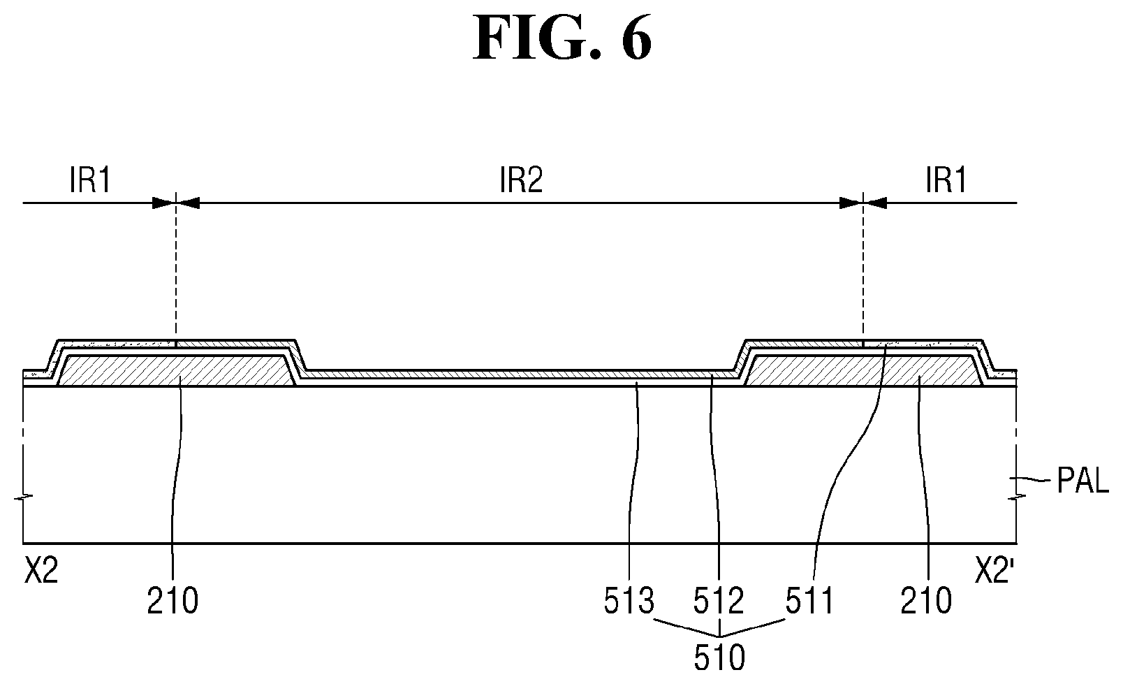Patent US12107191 Figure 6 – Display device and manufacturing method therefor