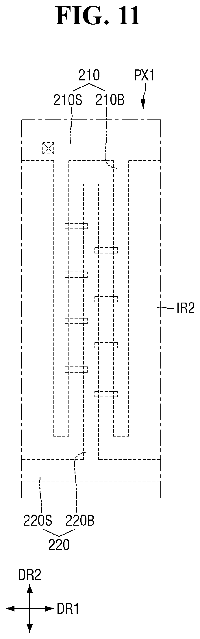 Patent US12107191 Figure 11 – Display device and manufacturing method therefor