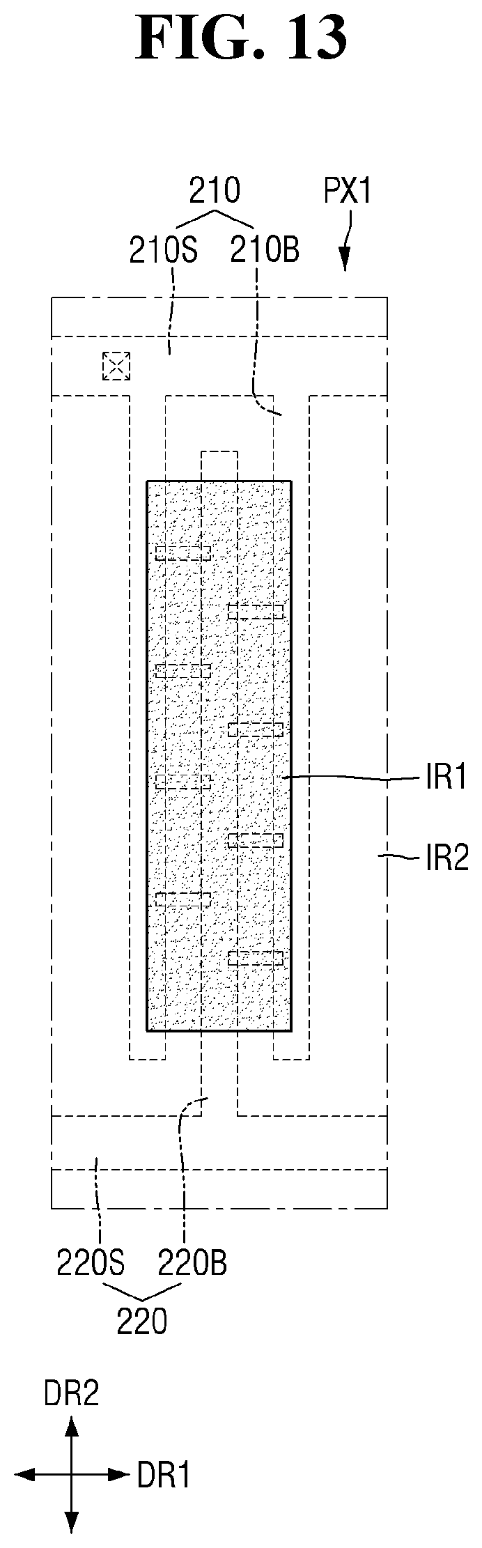 Patent US12107191 Figure 13 – Display device and manufacturing method therefor