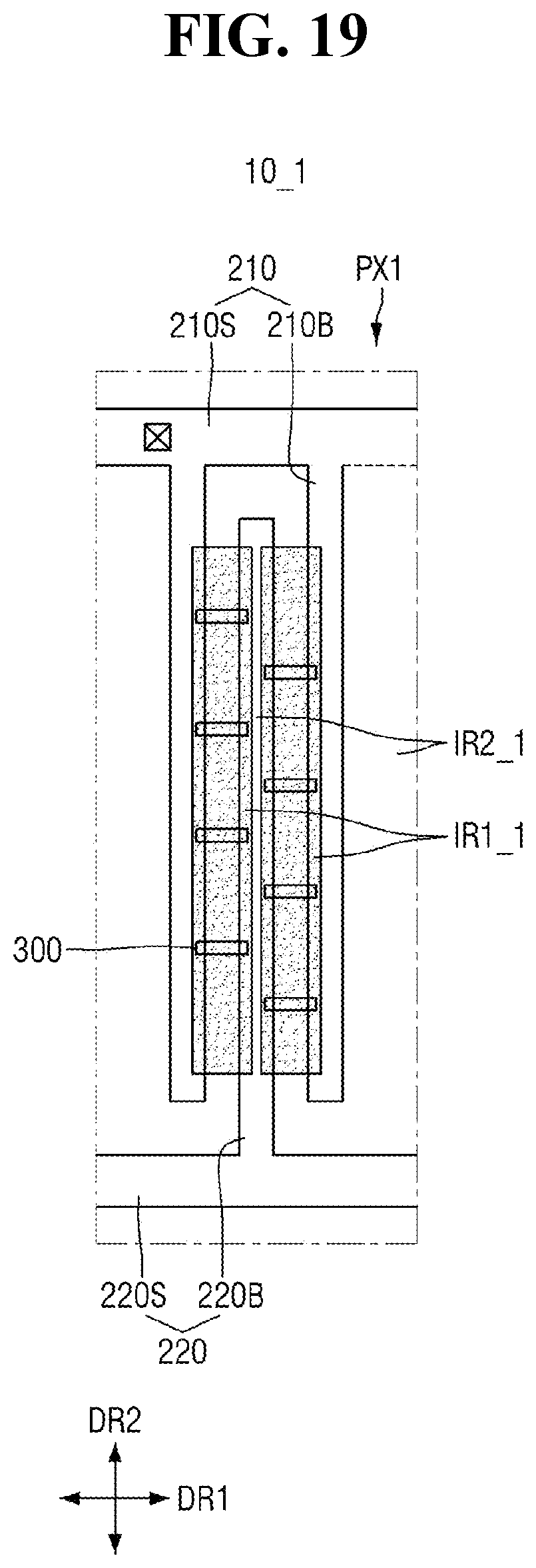 Patent US12107191 Figure 19 – Display device and manufacturing method therefor