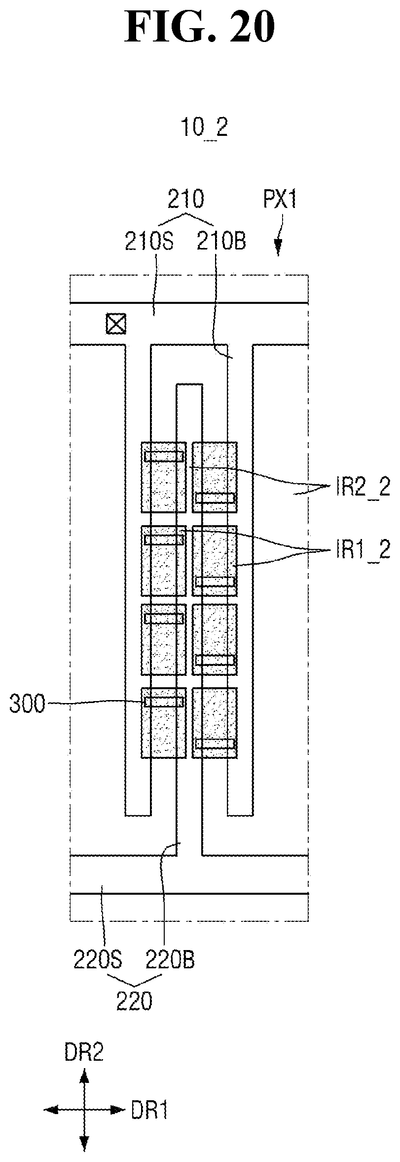 Patent US12107191 Figure 20 – Display device and manufacturing method therefor