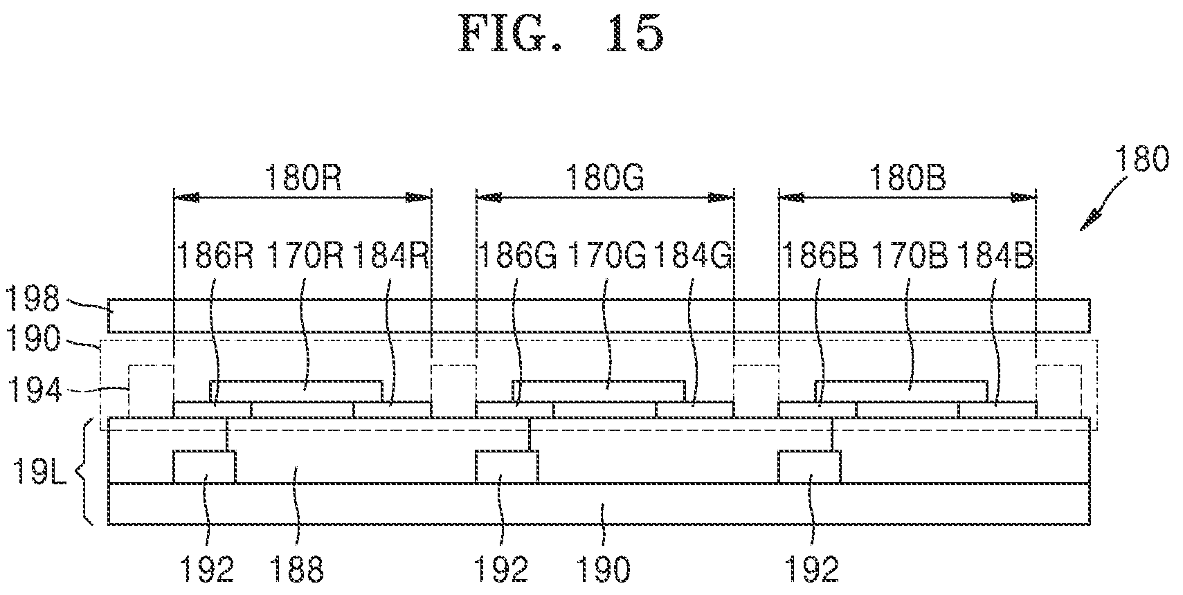 Patent US12107193 Figure 15 – Nanorod type mirco-LED, pixel plate including the same, and display device and electronic devices including the pixel plate