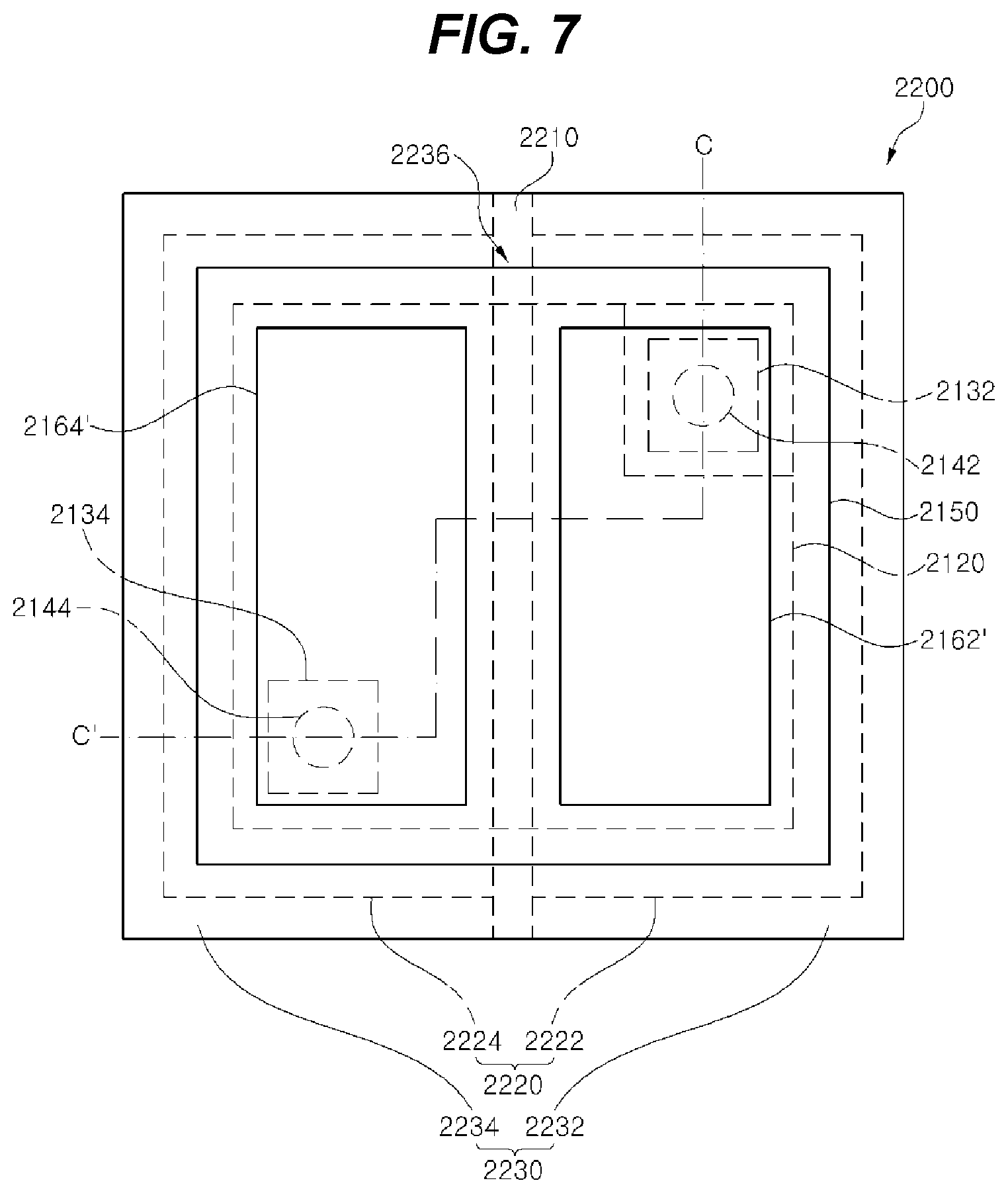 Patent US12107195 Figure 7 – Light emitting diode package and method of manufacturing the same