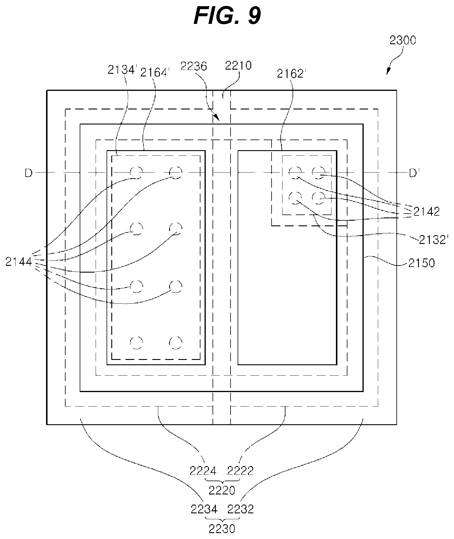 Patent US12107195 Figure 9 – Light emitting diode package and method of manufacturing the same
