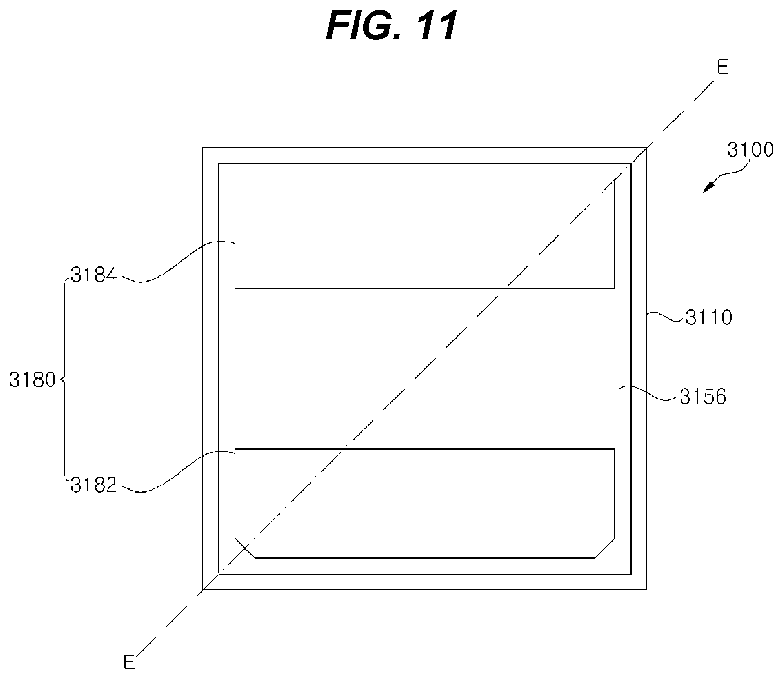 Patent US12107195 Figure 11 – Light emitting diode package and method of manufacturing the same