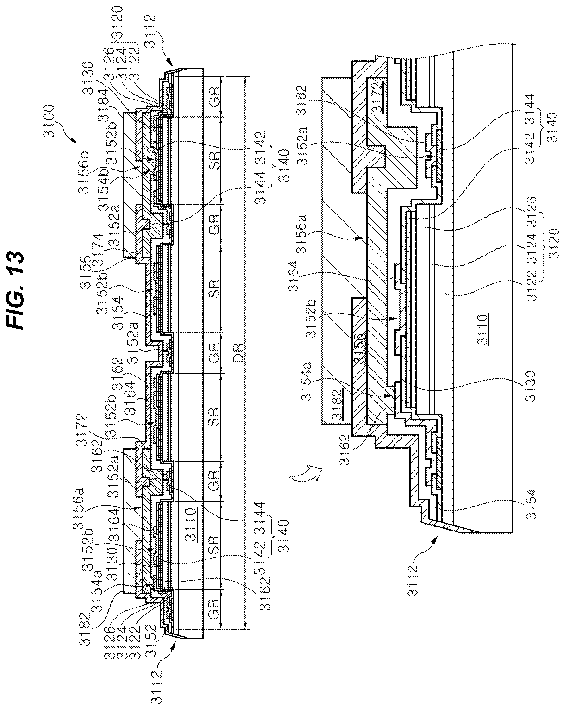 Patent US12107195 Figure 13 – Light emitting diode package and method of manufacturing the same