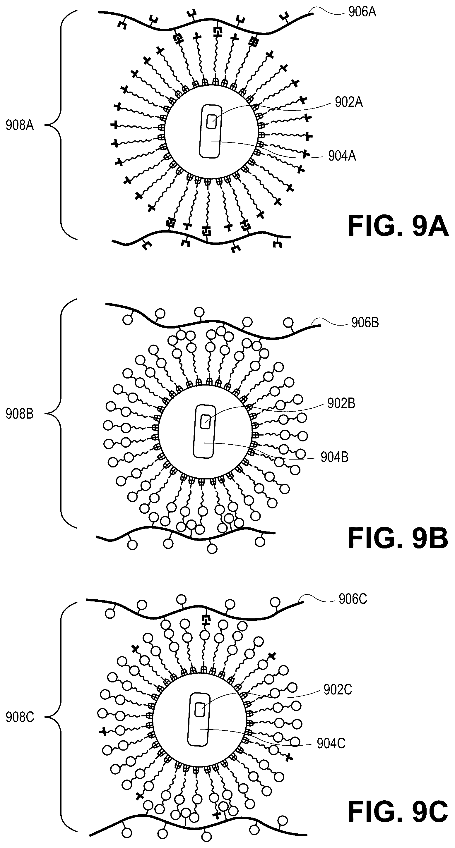 Patent US12107197 Figure 9 – Method for forming a composite having semiconductor structures including a nanocrystalline core and shell embedded in a matrix
