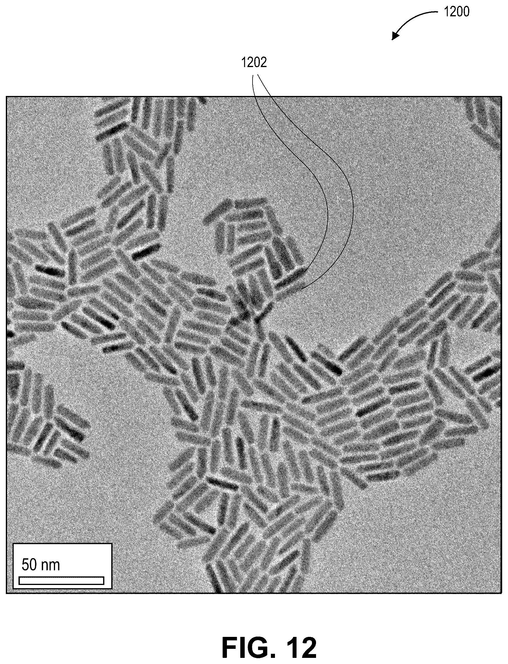 Patent US12107197 Figure 12 – Method for forming a composite having semiconductor structures including a nanocrystalline core and shell embedded in a matrix