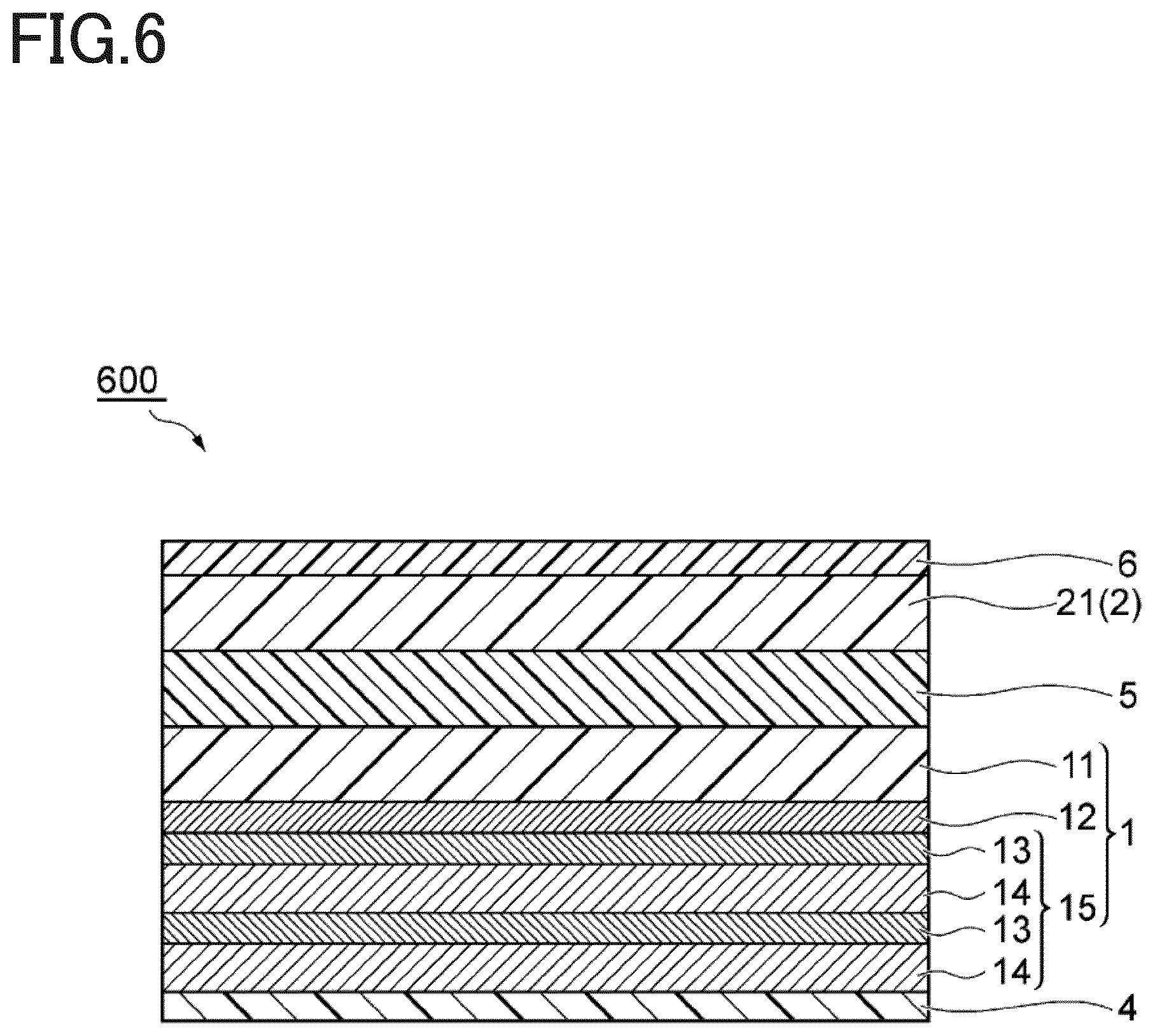 Patent US12107198 Figure 6 – Barrier film and method for manufacturing the same, wavelength conversion sheet and method for manufacturing the same, and optical laminate and method for manufacturing the same