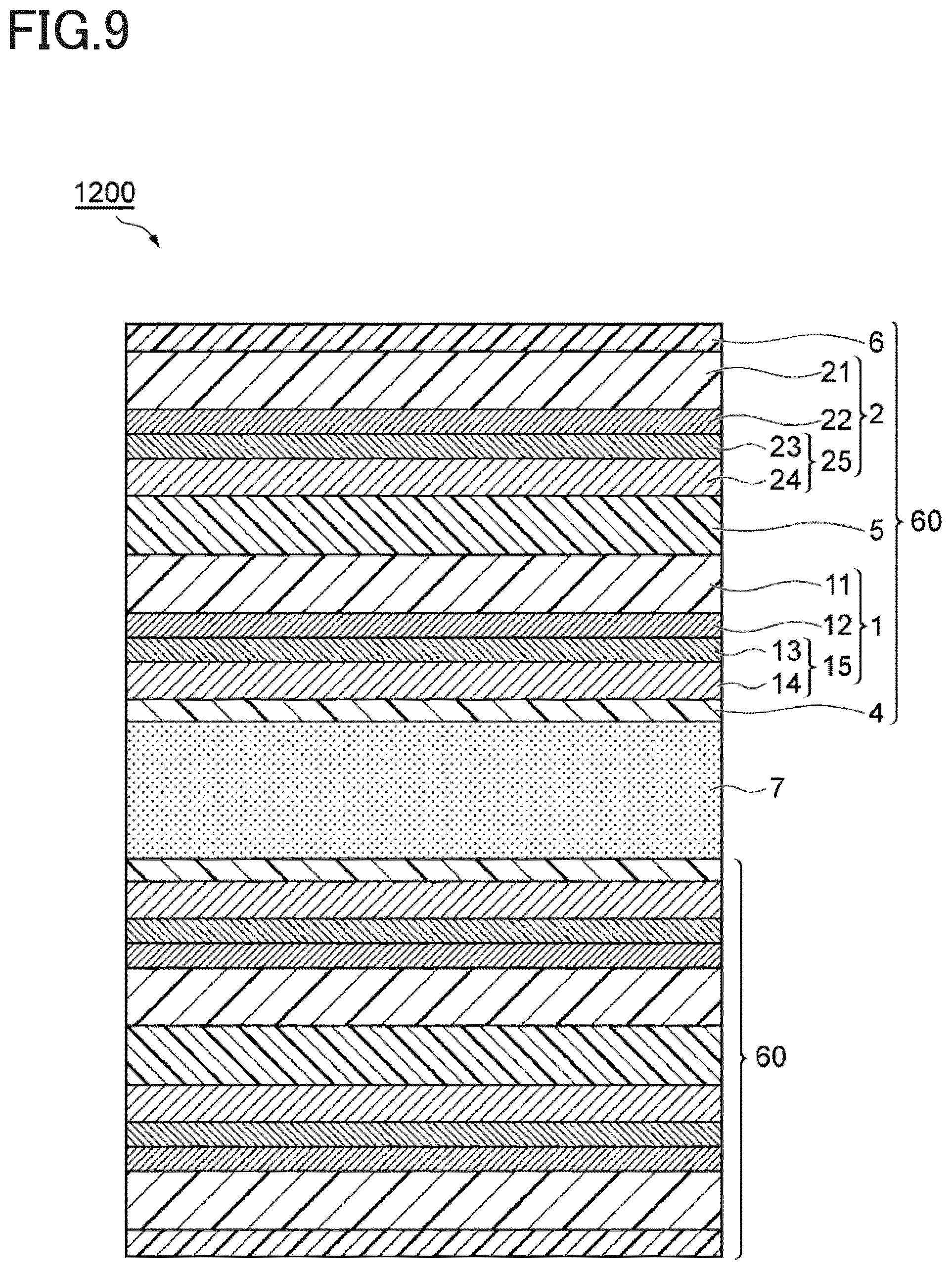Patent US12107198 Figure 9 – Barrier film and method for manufacturing the same, wavelength conversion sheet and method for manufacturing the same, and optical laminate and method for manufacturing the same