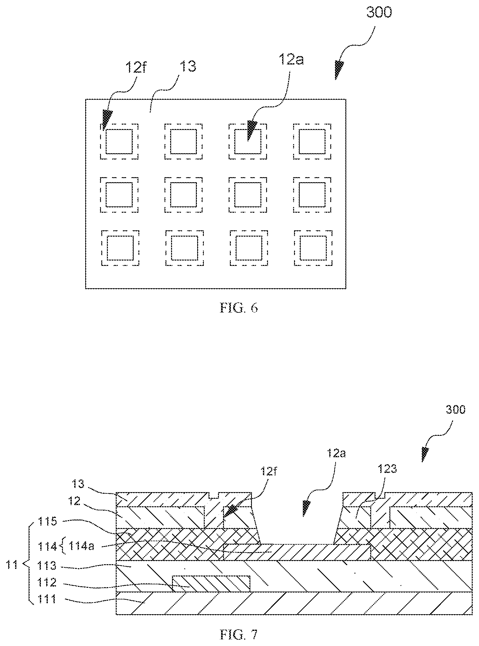Patent US12107200 Figure 3 – Backplane and light emitting diode panel