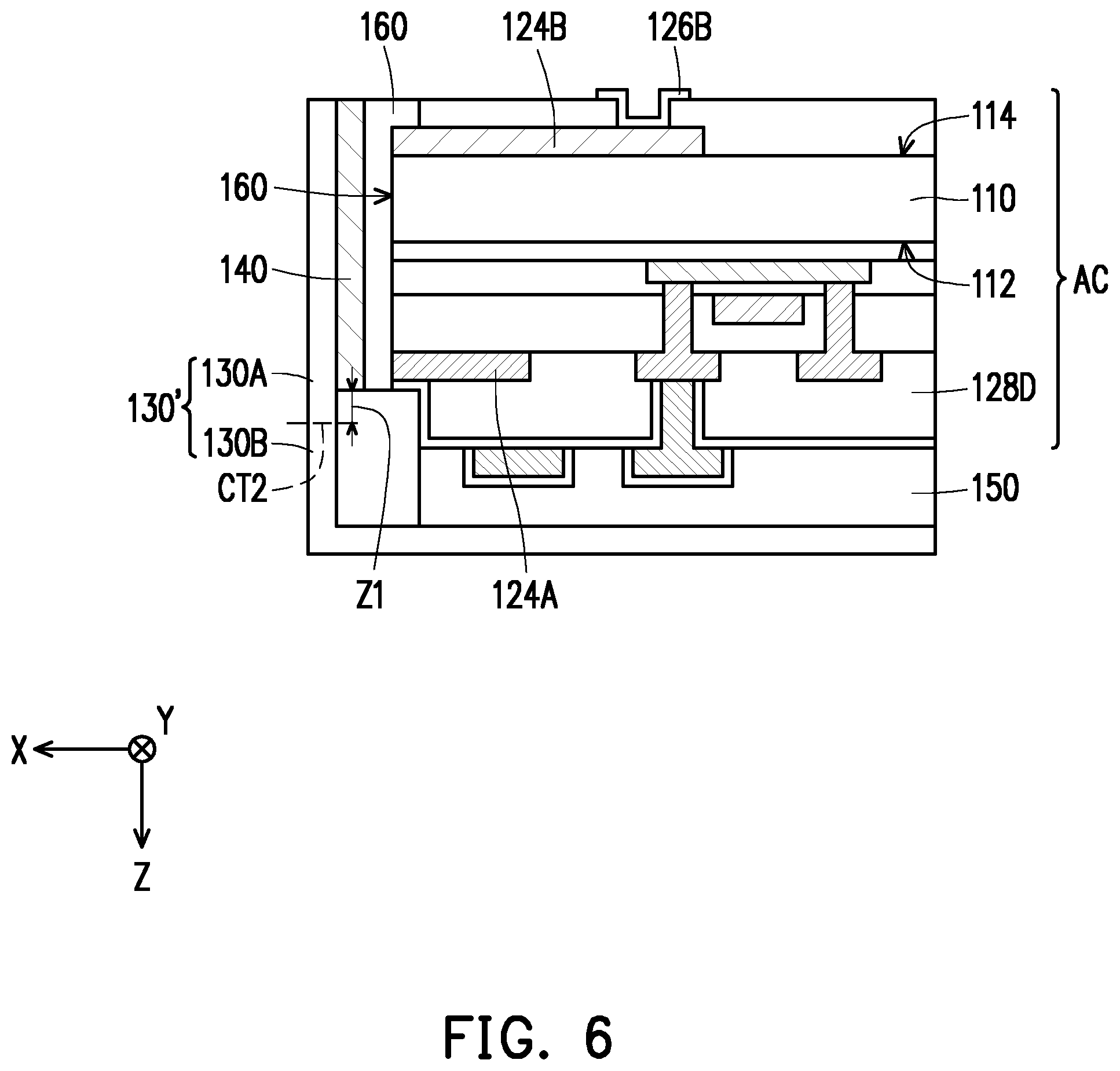 Patent US12107202 Figure 6 – Electronic device and manufacturing method thereof