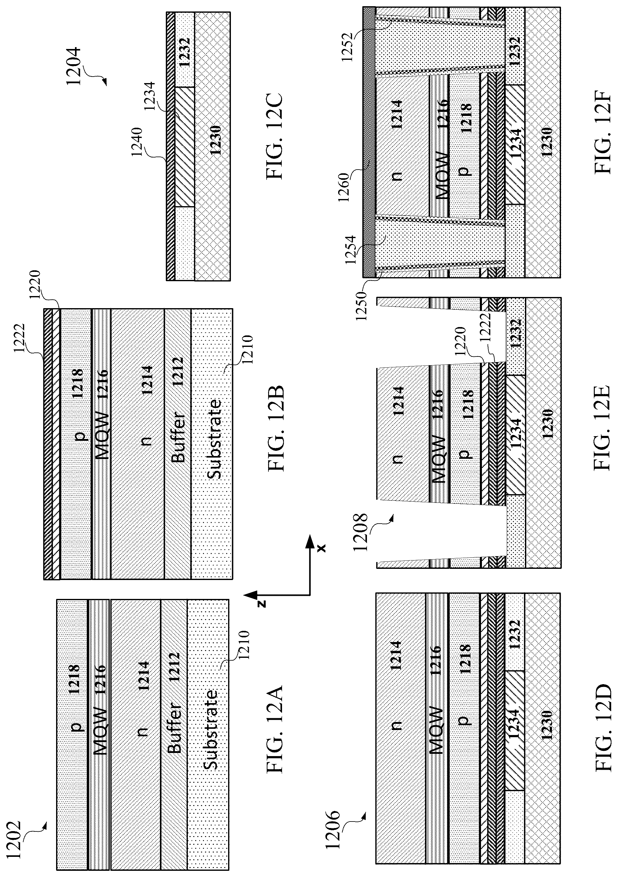 Patent US12107204 Figure 12 – Small-pitch micro-LEDs