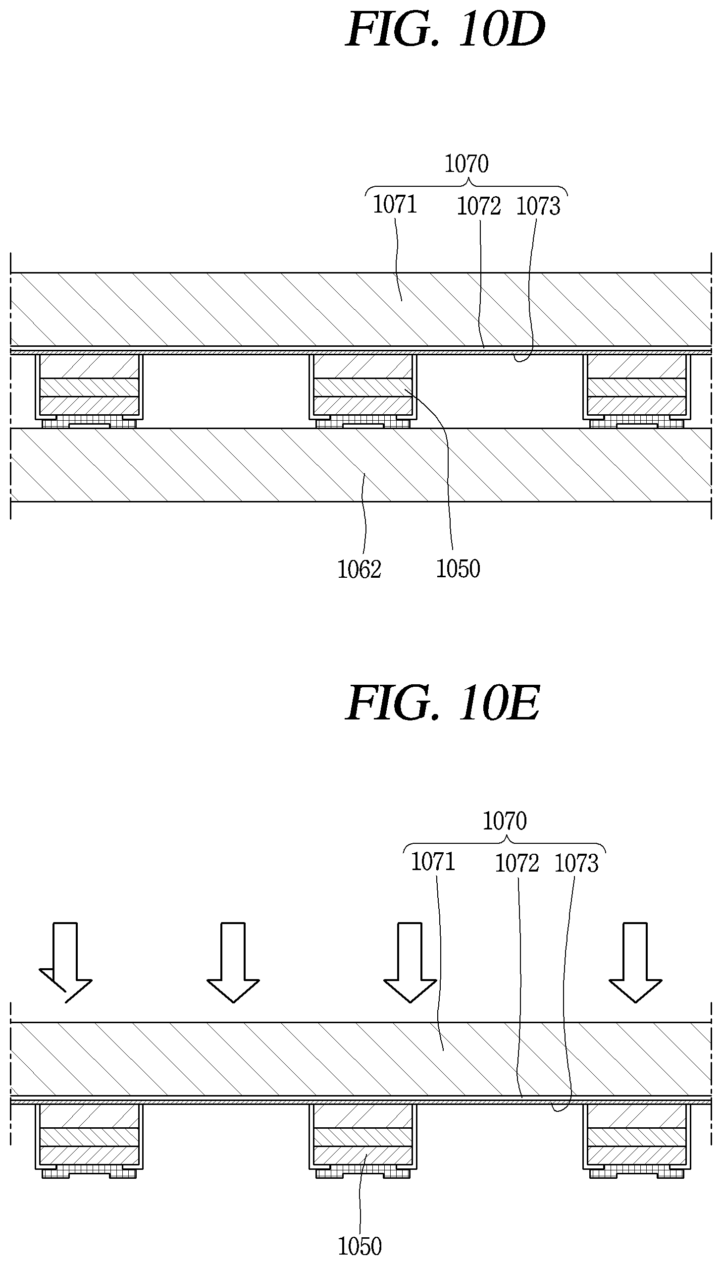 Patent US12107205 Figure 10 – Method for manufacturing display device using semiconductor light-emitting elements and display device