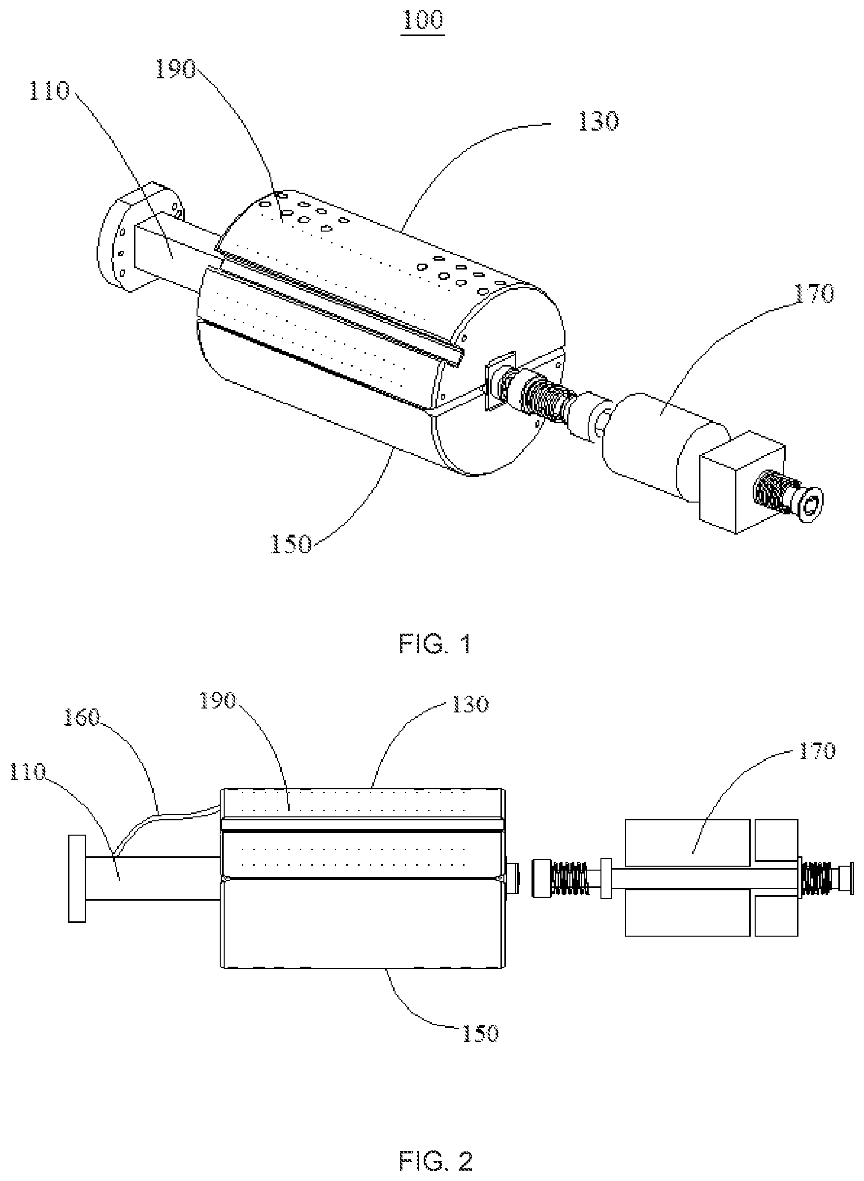 Patent US12107235 Figure 1 – Variable-diameter adsorption winding needle mechanism and winding machine