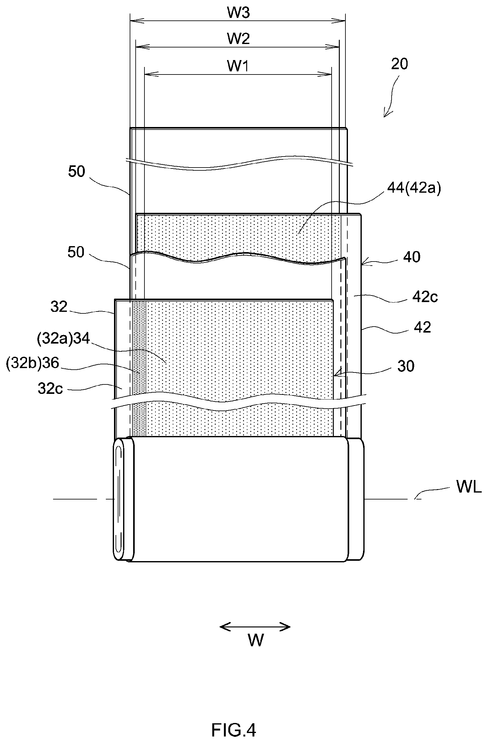 Patent US12107236 Figure 4 – Secondary battery